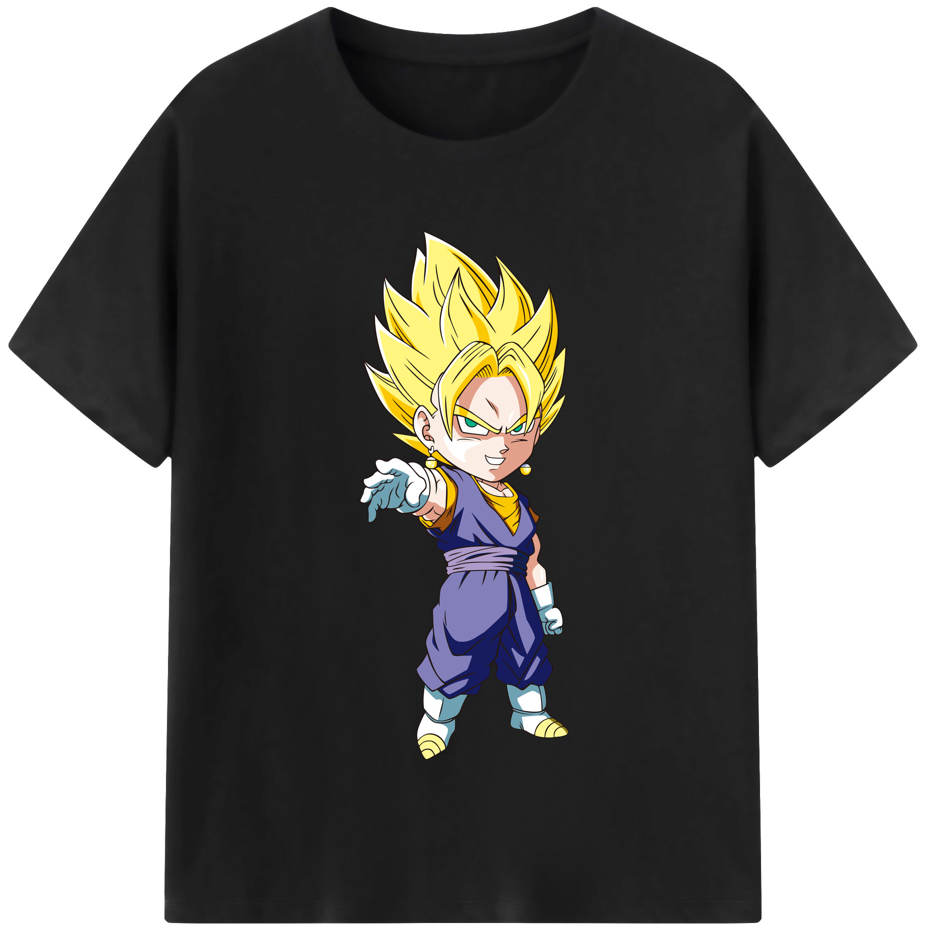 （画像用） ドラゴンボール ベジット DRAGON BALL Vegetto レディースカジュアルプリントTシャツ（綿100％）