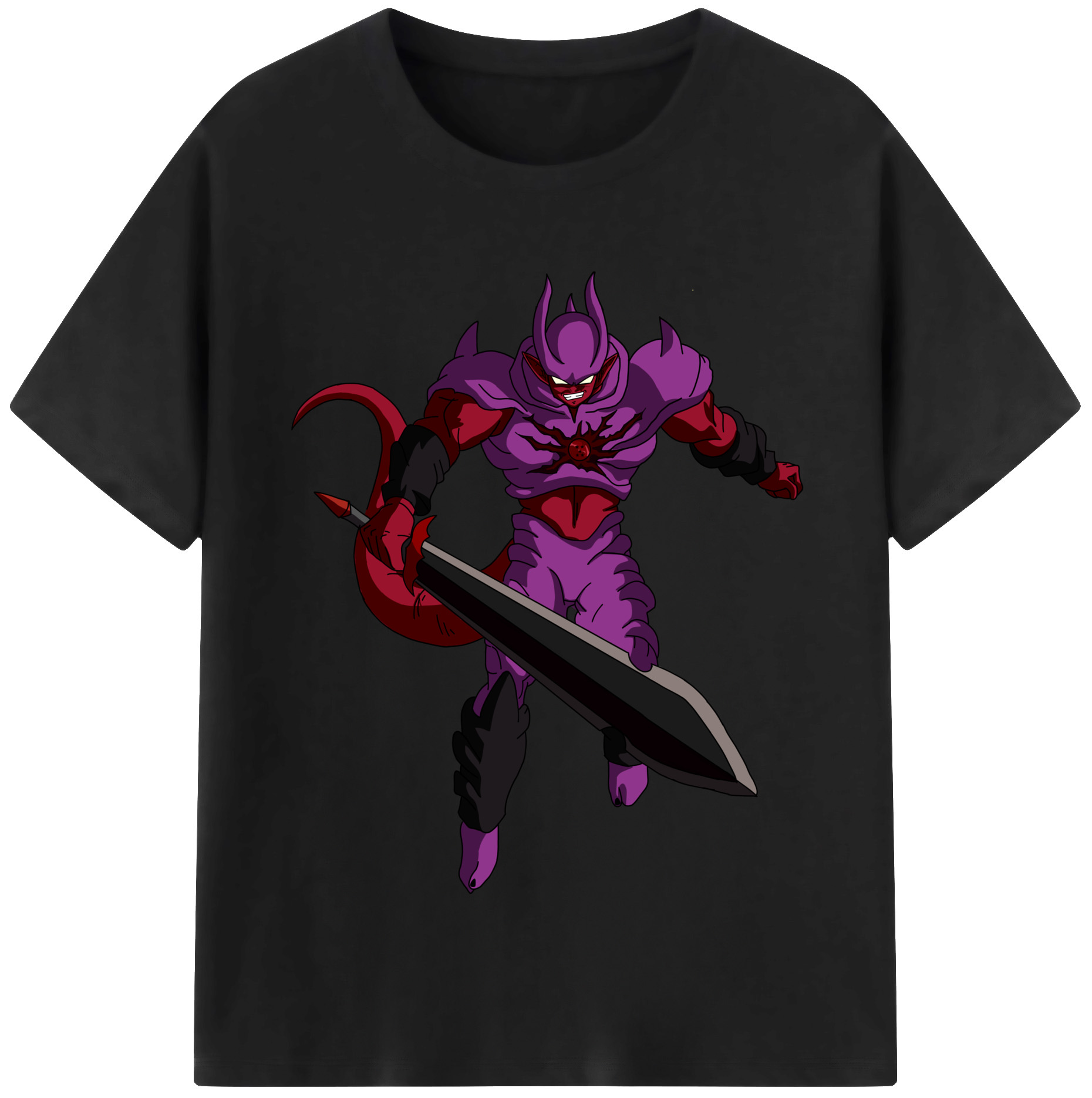 （画像用） ドラゴンボール ジャネンバ DRAGON BALL Janemba レディースカジュアルプリントTシャツ（綿100％）