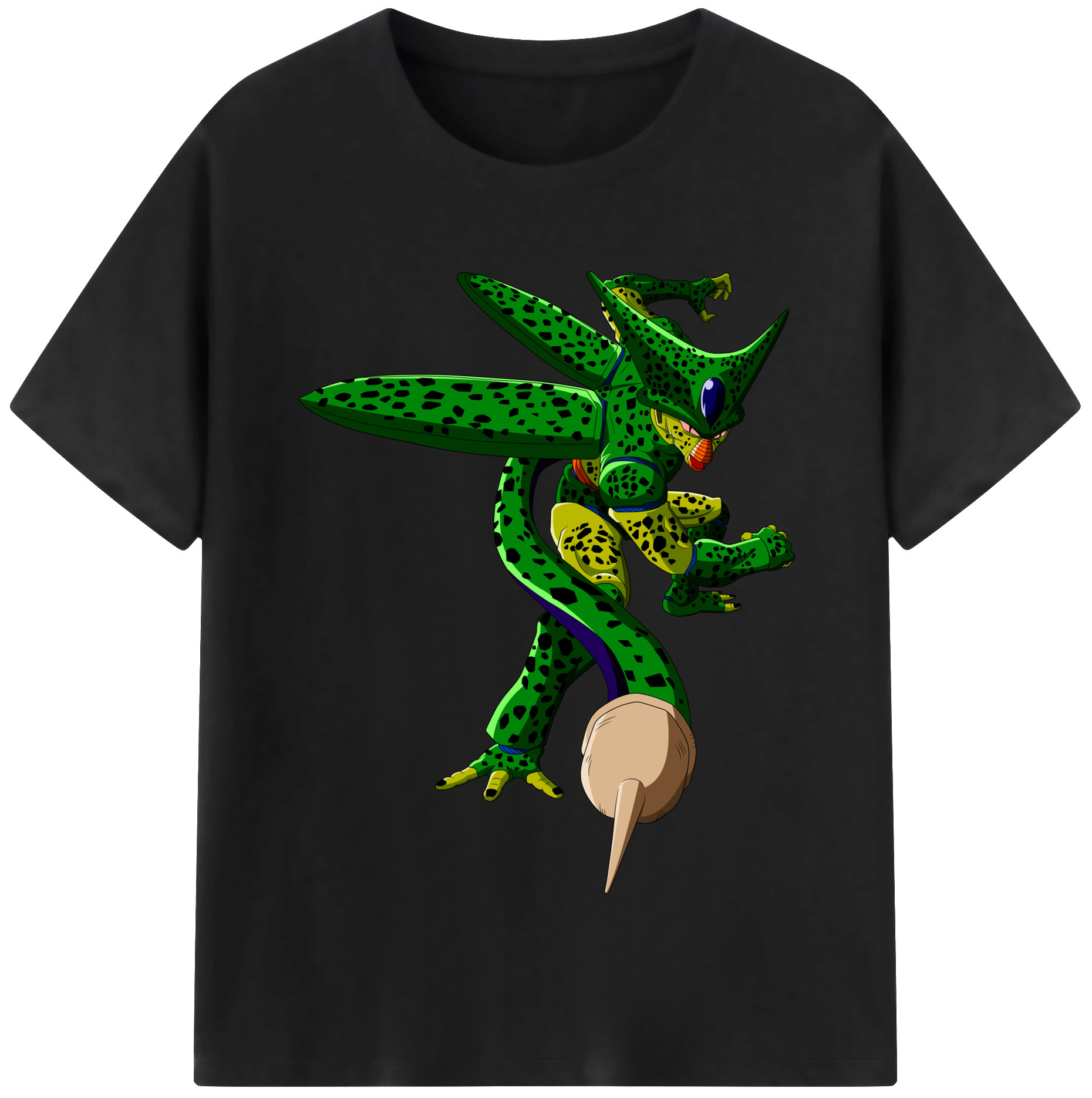 （画像用） ドラゴンボール セル DRAGON BALL Cell レディースカジュアルプリントTシャツ（綿100％）