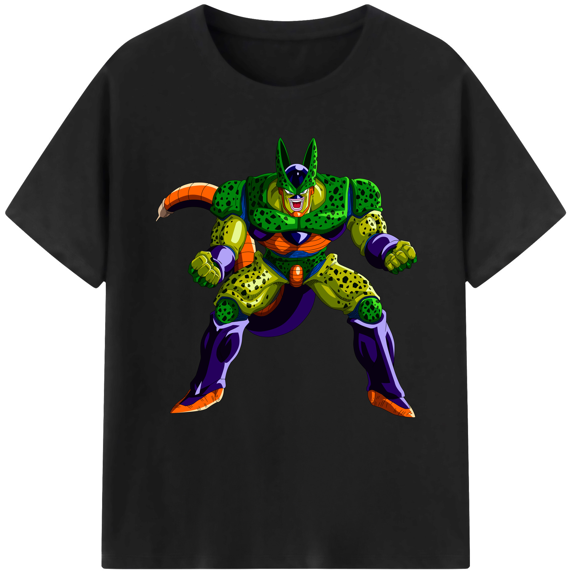 （画像用） ドラゴンボール セル DRAGON BALL Cell レディースカジュアルプリントTシャツ（綿100％）