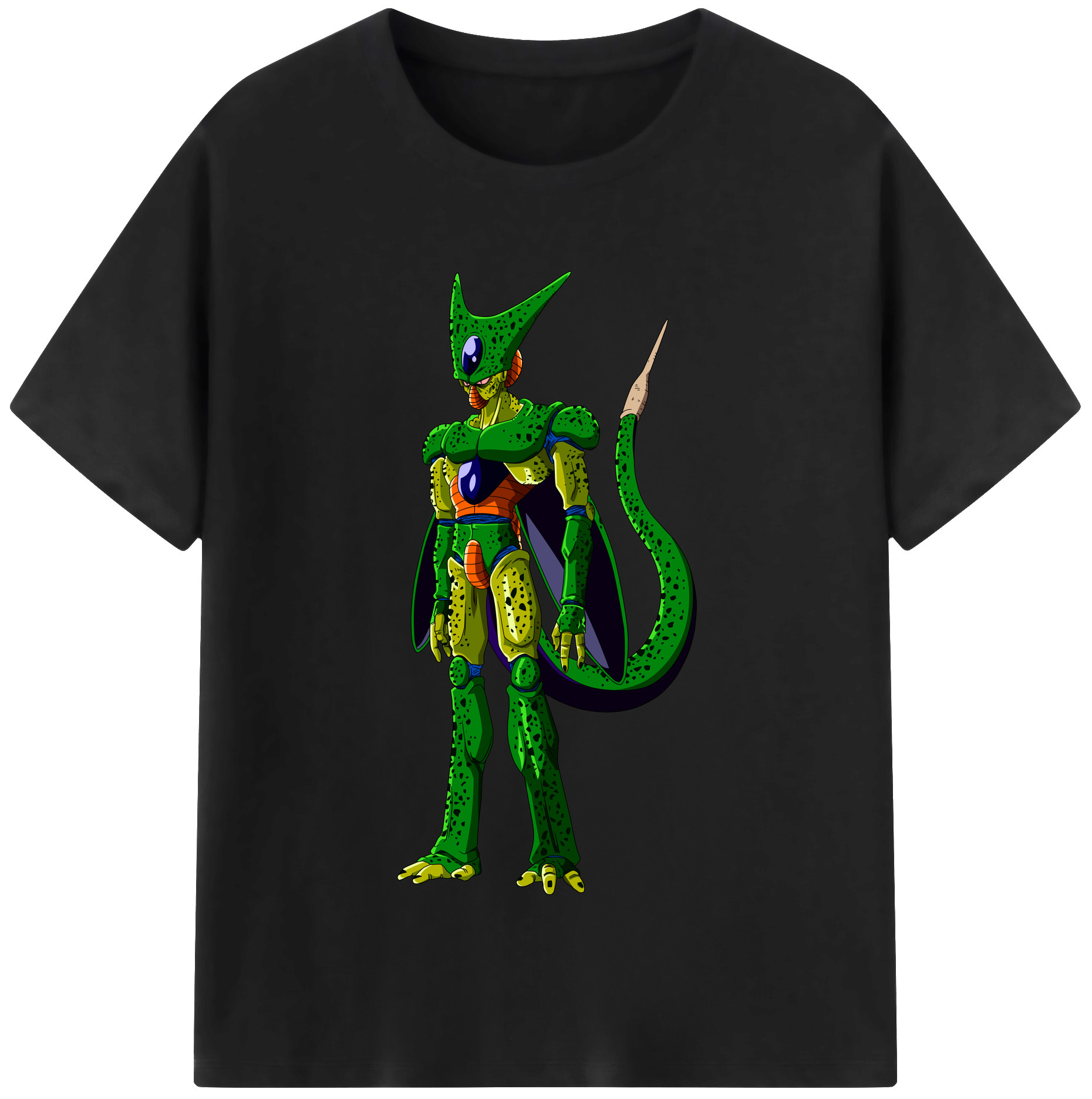（画像用） ドラゴンボール セル DRAGON BALL Cell レディースカジュアルプリントTシャツ（綿100％）