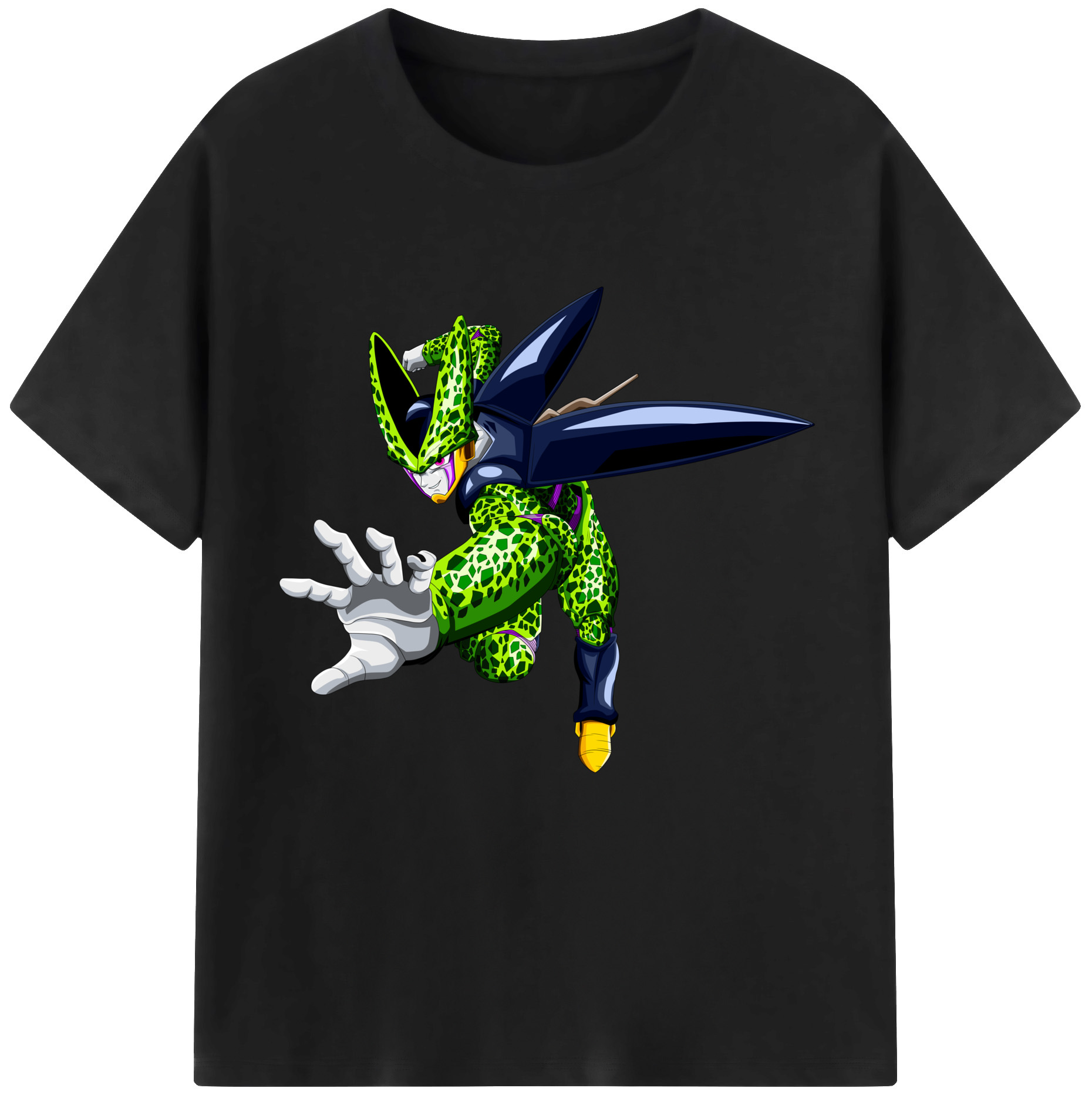 （画像用） ドラゴンボール セル DRAGON BALL Cell レディースカジュアルプリントTシャツ（綿100％）
