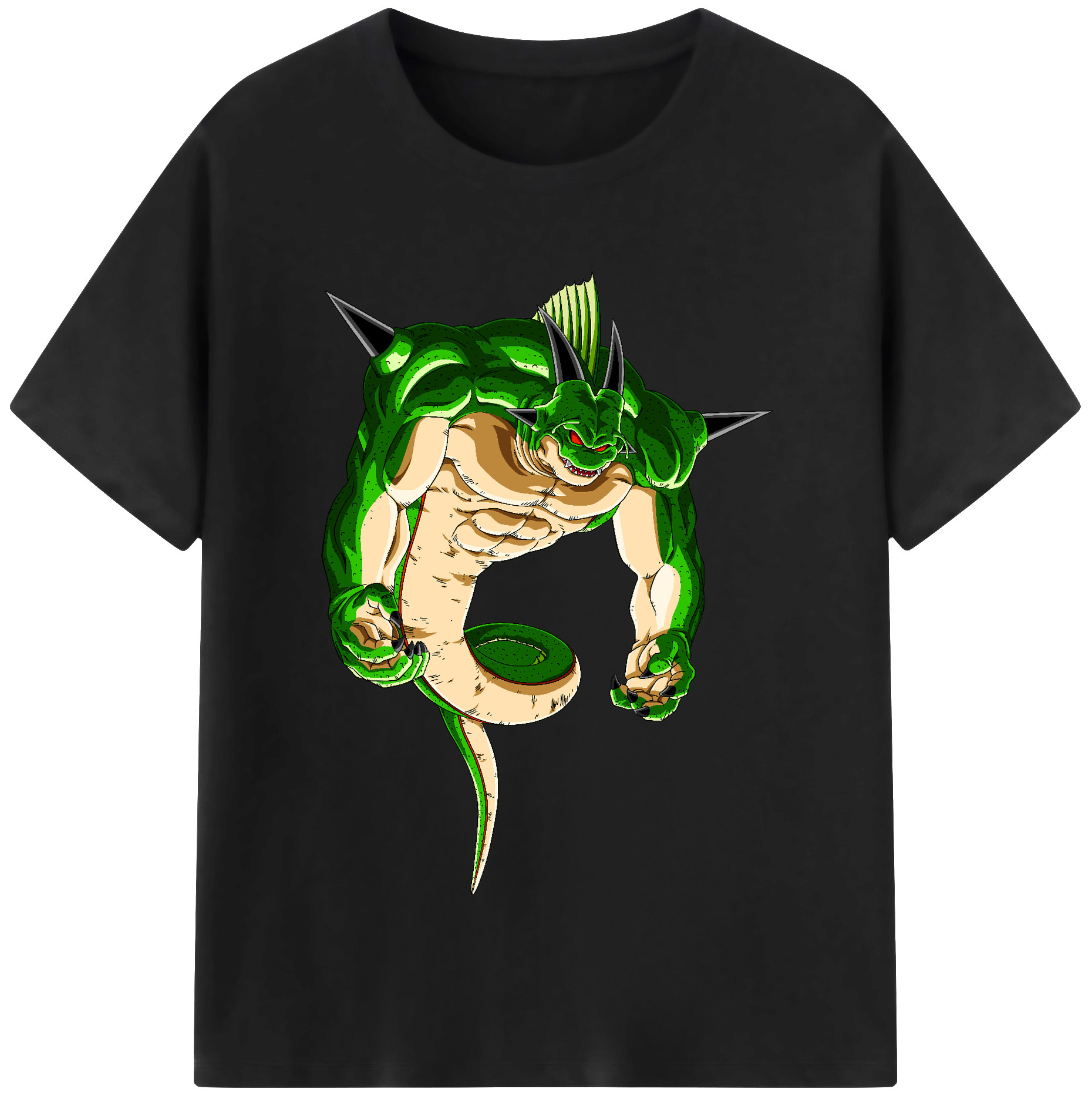 （画像用） ドラゴンボール 神龍 シェンロン DRAGON BALL Shenron レディースカジュアルプリントTシャツ（綿100％）