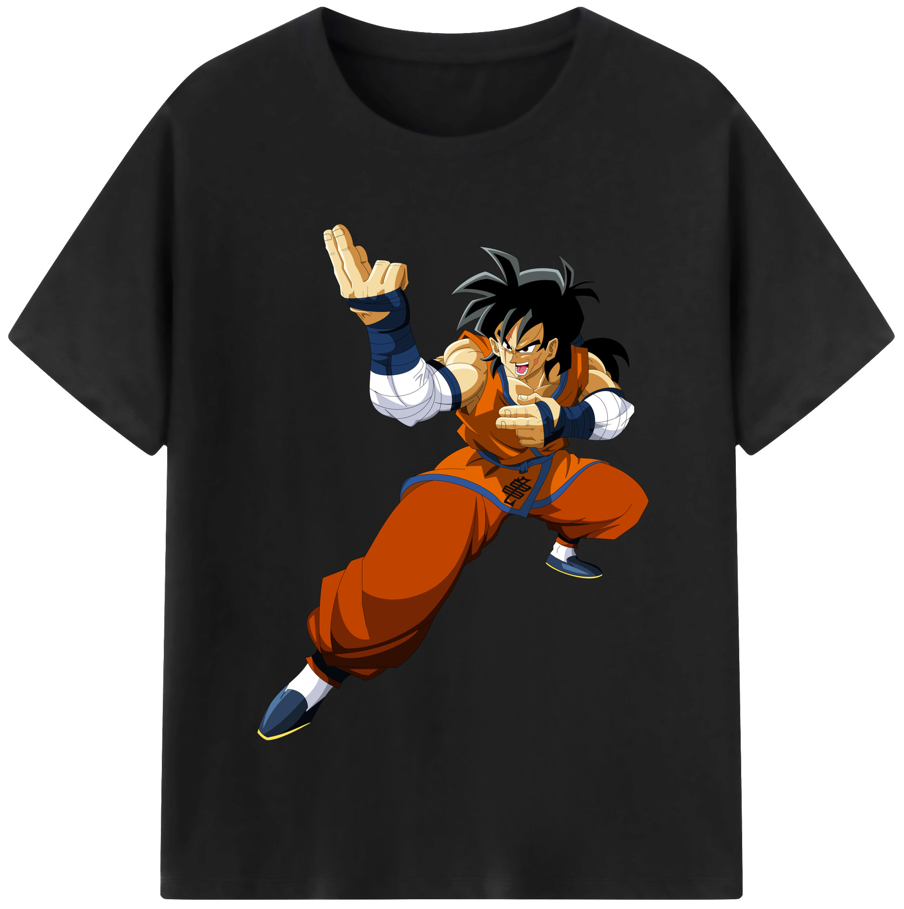 （画像用） ドラゴンボール ヤムチャ DRAGON BALL Yamcha レディースカジュアルプリントTシャツ（綿100％）