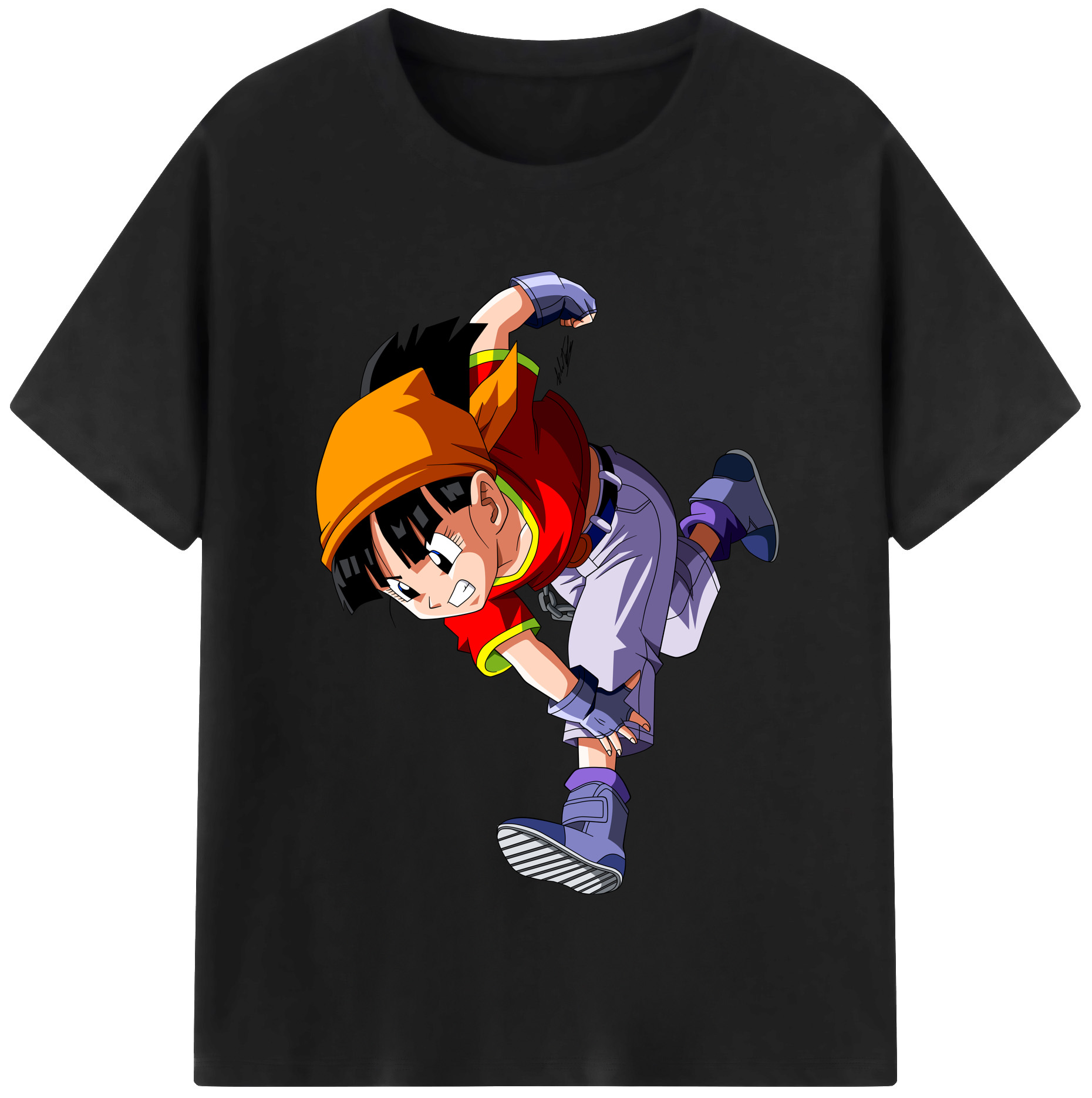 （画像用） ドラゴンボール パン DRAGON BALL Pan レディースカジュアルプリントTシャツ（綿100％）