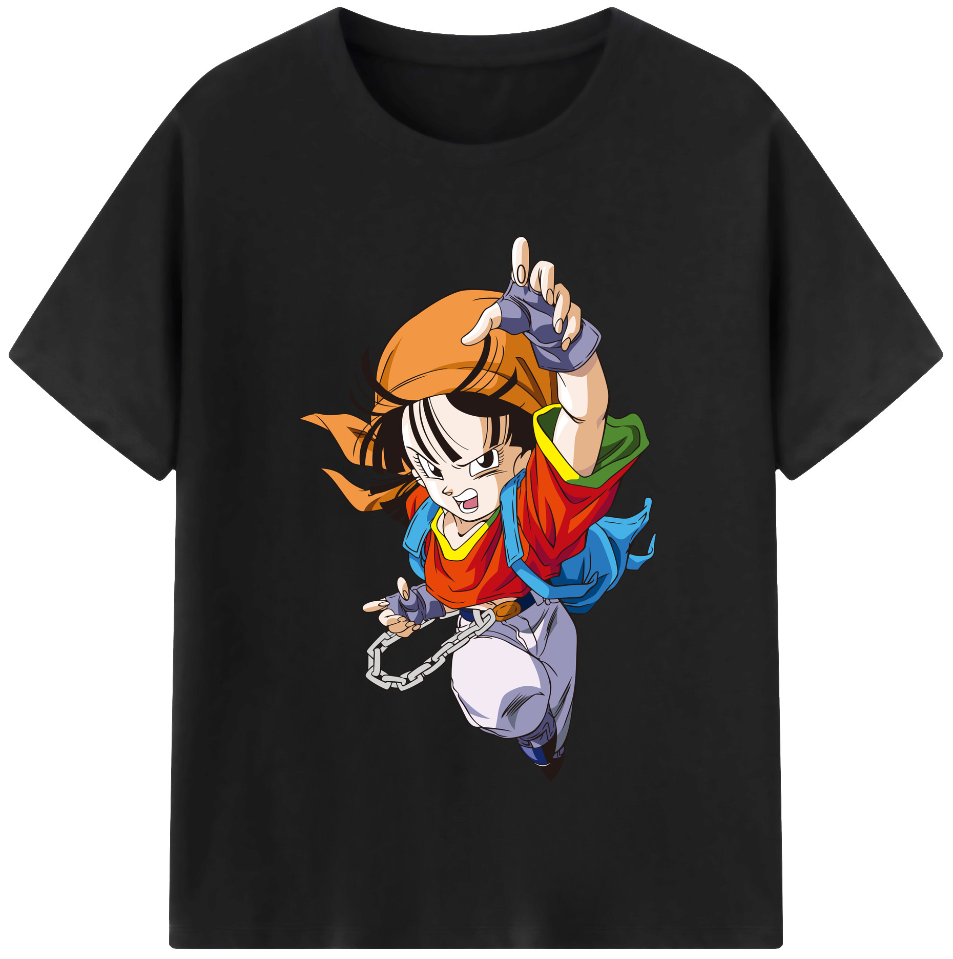 （画像用） ドラゴンボール パン DRAGON BALL Pan レディースカジュアルプリントTシャツ（綿100％）