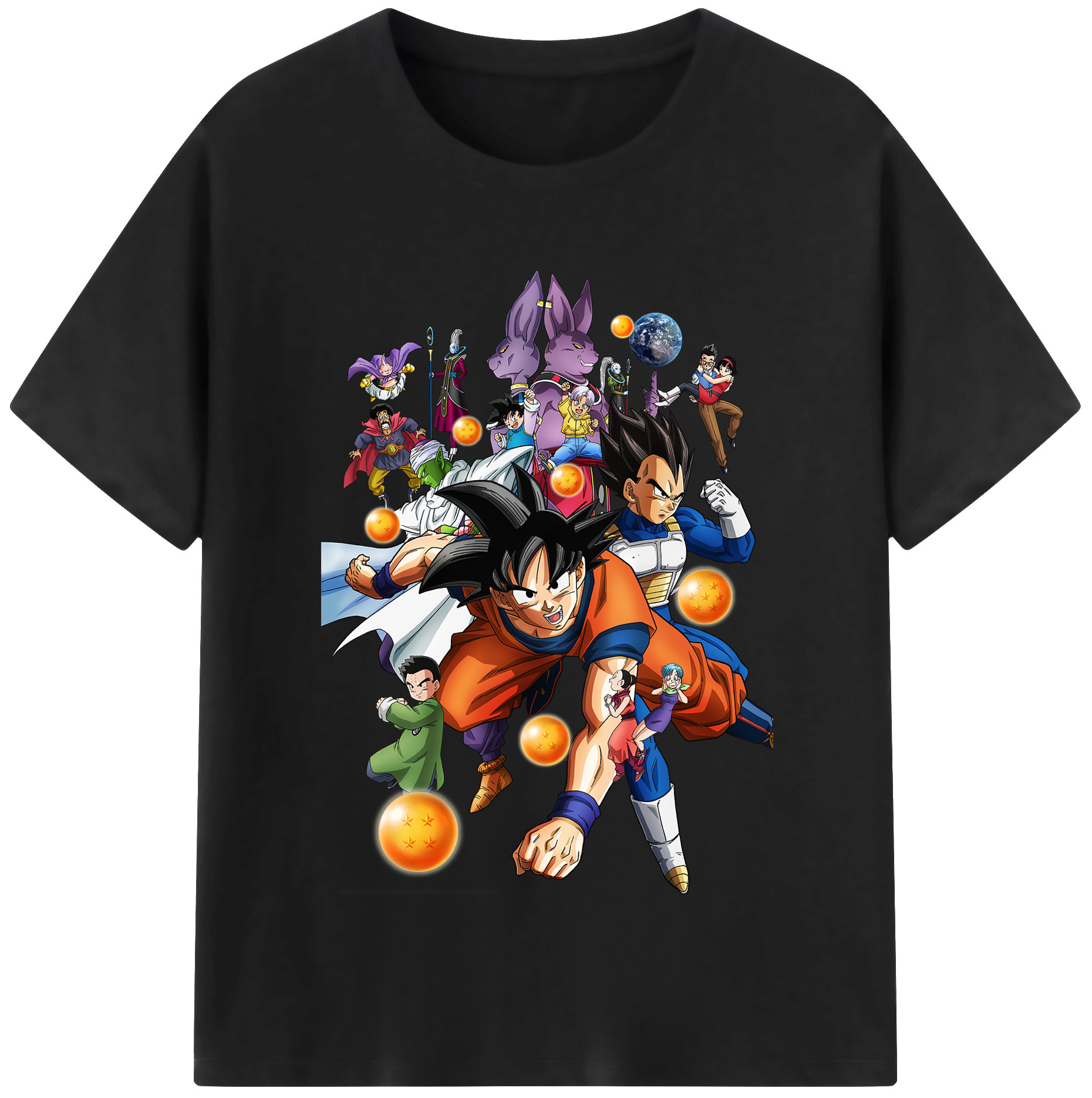 （画像用） ドラゴンボール DRAGON BALL レディースカジュアルプリントTシャツ（綿100％）