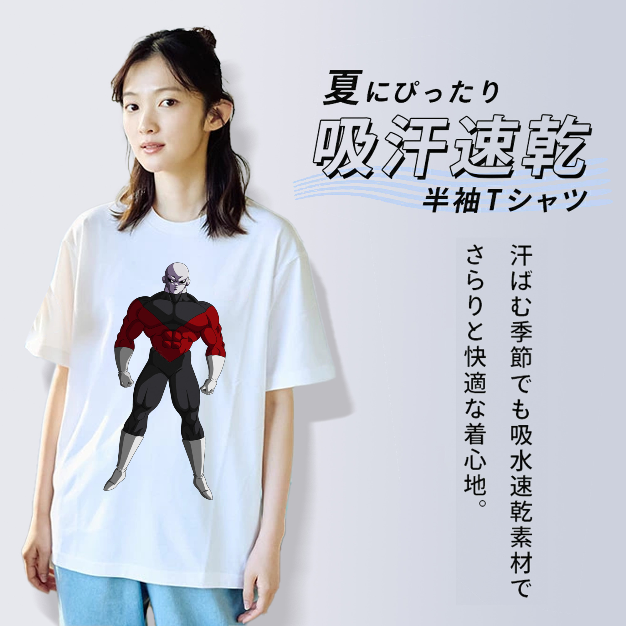 ドラゴンボール DRAGON BALL レディースカジュアルプリントTシャツ（綿100％）