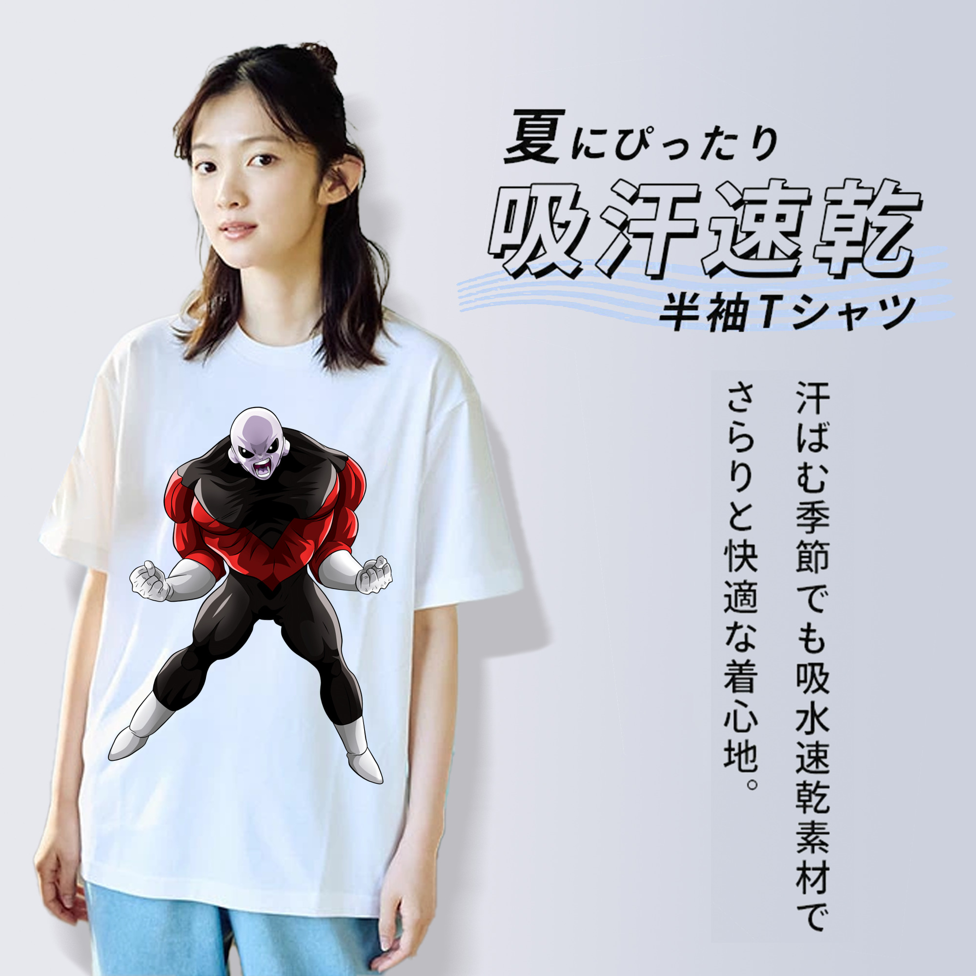 ドラゴンボール DRAGON BALL レディースカジュアルプリントTシャツ（綿100％）