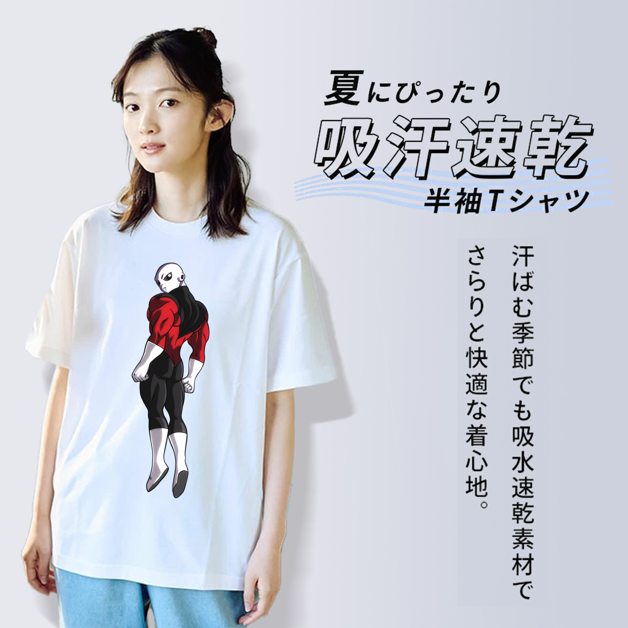 ドラゴンボール DRAGON BALL レディースカジュアルプリントTシャツ（綿100％）