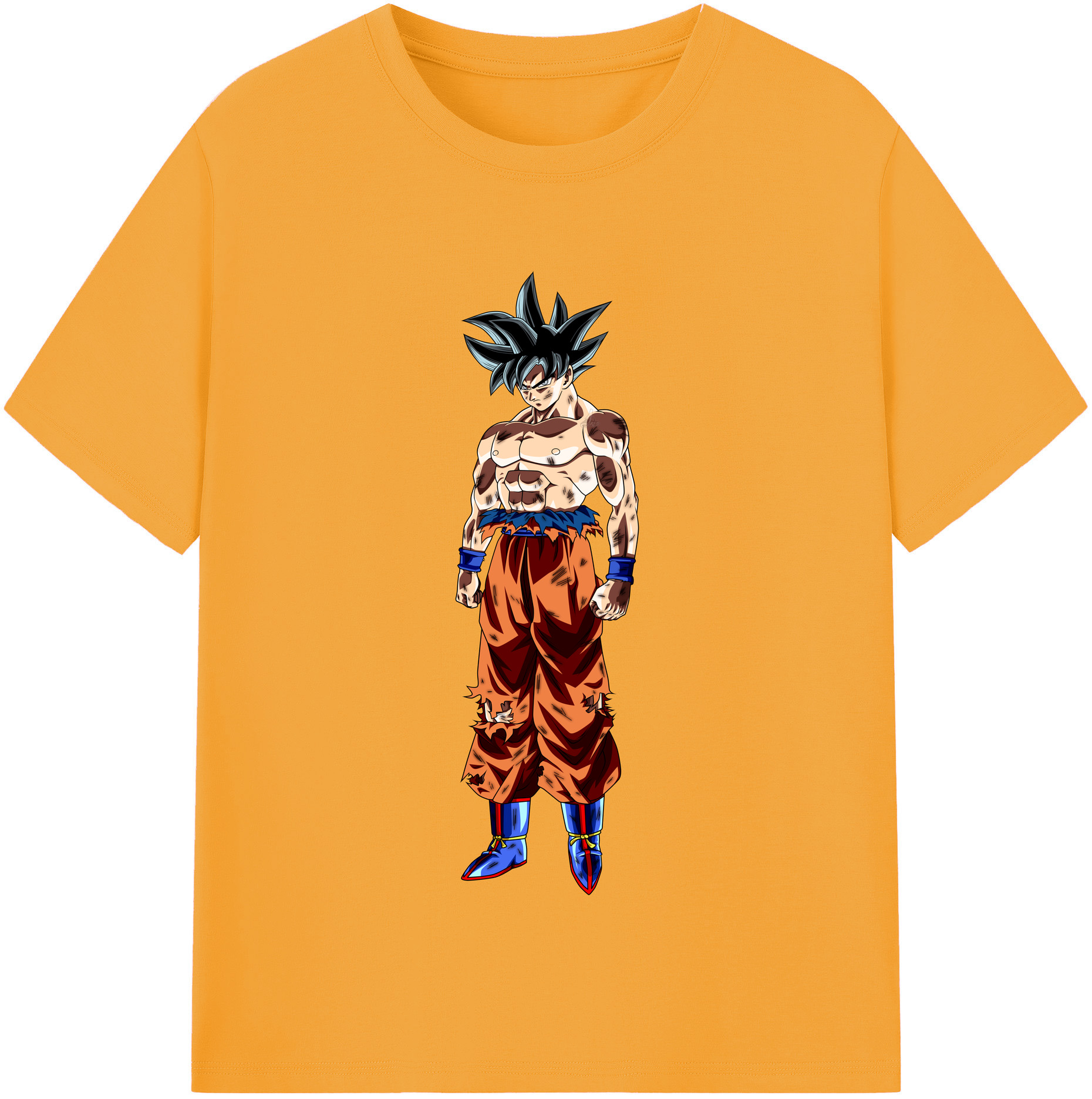 （画像用） ドラゴンボール 孫悟空（そん ごくう）Son Goku カカロット DRAGON BALL Kakarotto レディースカジュアルプリントTシャツ（綿100％）