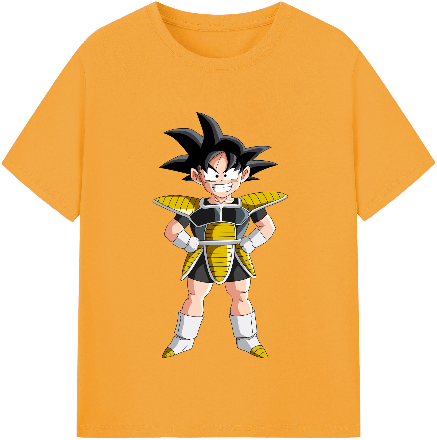 （画像用） ドラゴンボール 孫悟空（そん ごくう）Son Goku カカロット DRAGON BALL Kakarotto レディースカジュアルプリントTシャツ（綿100％）