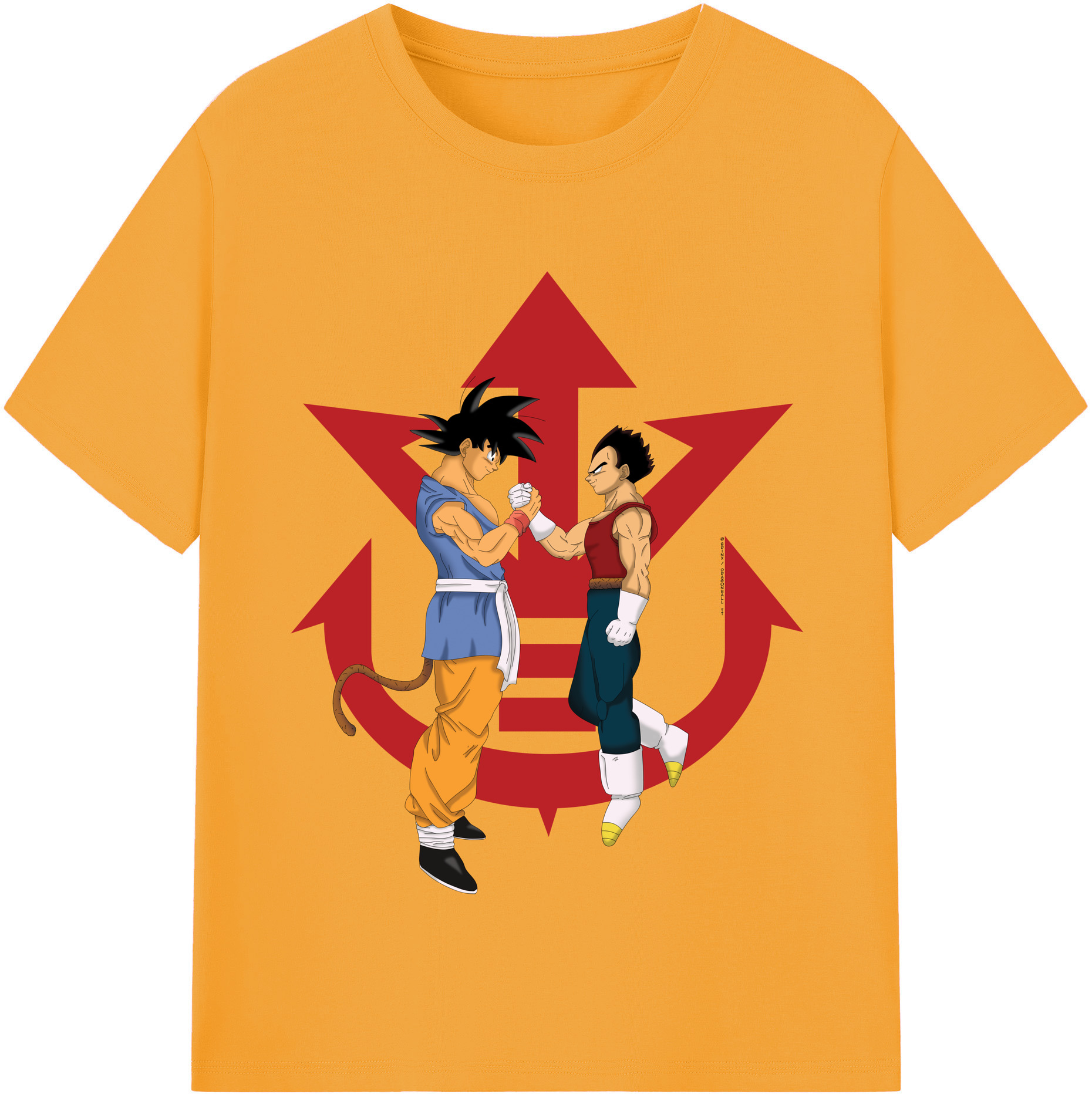 （画像用） ドラゴンボール 孫悟空（そん ごくう）Son Goku カカロット DRAGON BALL Kakarotto レディースカジュアルプリントTシャツ（綿100％）