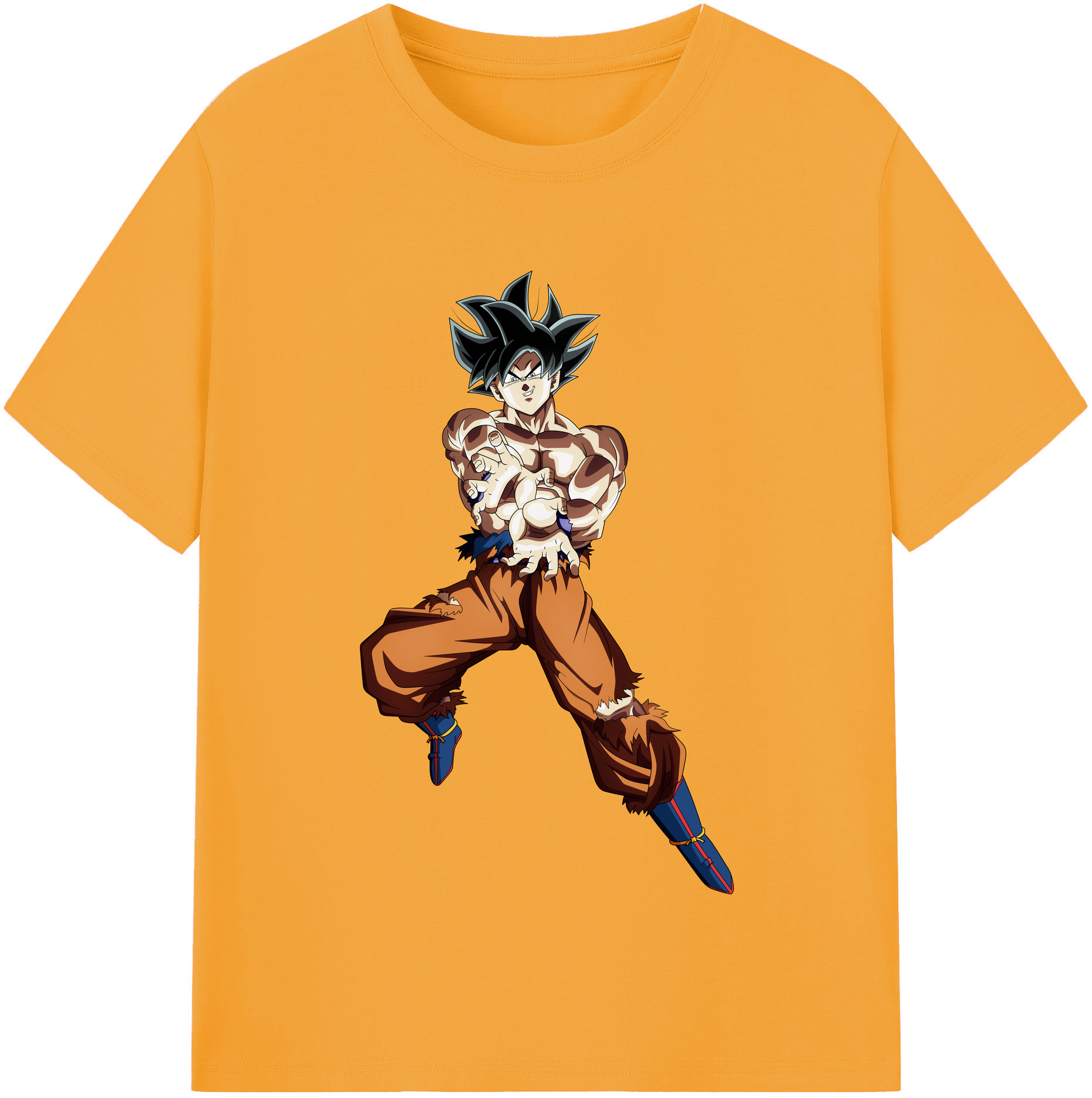 （画像用） ドラゴンボール 孫悟空（そん ごくう）Son Goku カカロット DRAGON BALL Kakarotto レディースカジュアルプリントTシャツ（綿100％）