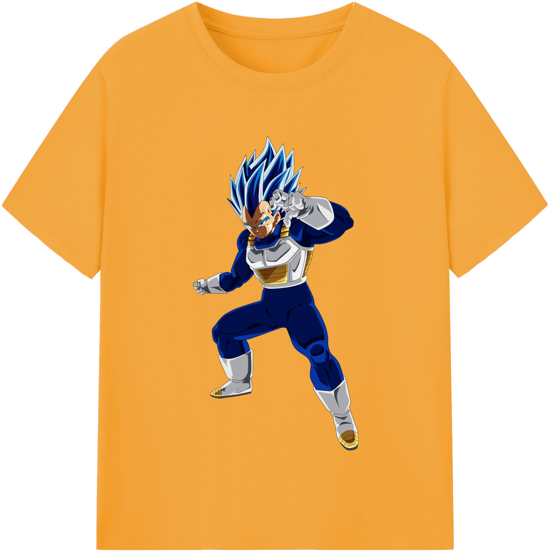 （画像用） ドラゴンボール ベジータ四世（Bejīta Yonsei）DRAGON BALL Vegeta IV レディースカジュアルプリントTシャツ（綿100％）