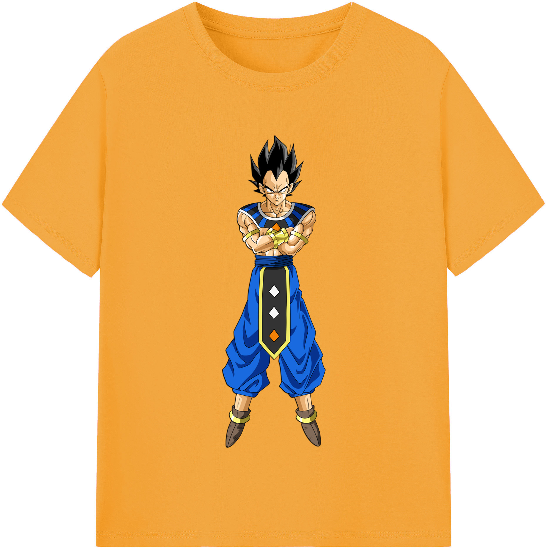（画像用） ドラゴンボール ベジータ四世（Bejīta Yonsei）DRAGON BALL Vegeta IV レディースカジュアルプリントTシャツ（綿100％）