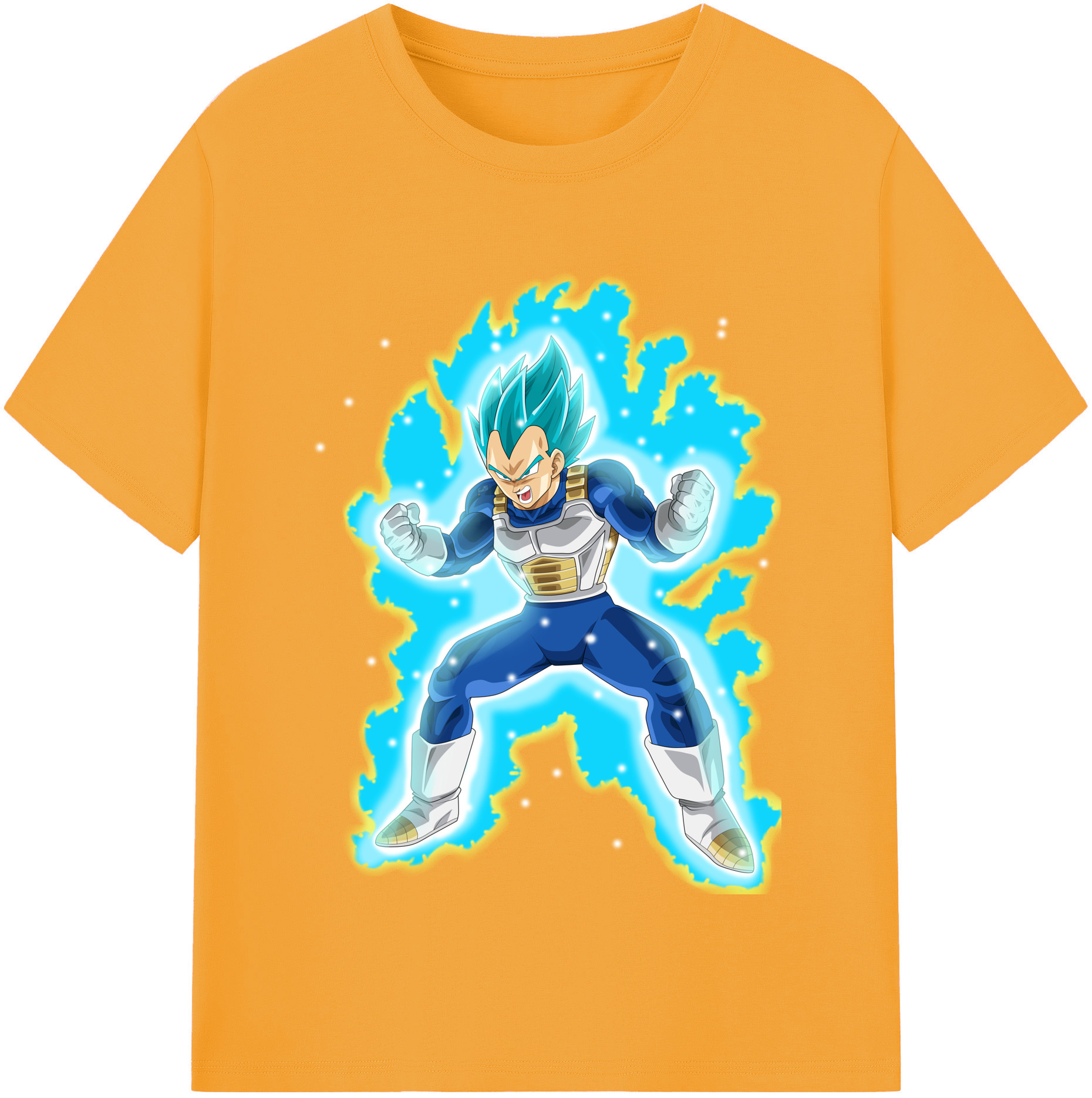（画像用） ドラゴンボール ベジータ四世（Bejīta Yonsei）DRAGON BALL Vegeta IV レディースカジュアルプリントTシャツ（綿100％）