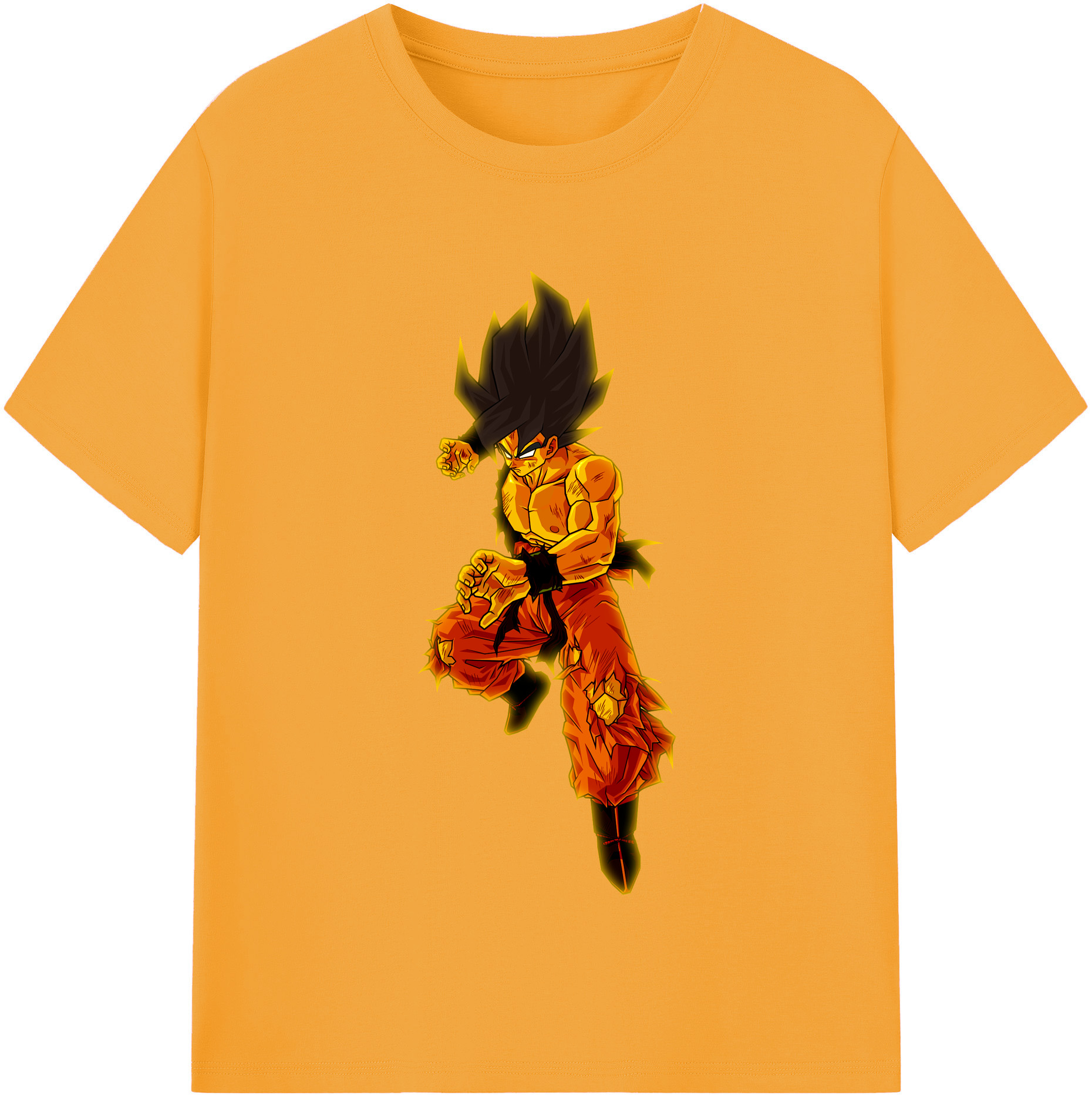 （画像用） ドラゴンボール 孫 悟飯（そんごはん）DRAGON BALL Son Gohan レディースカジュアルプリントTシャツ（綿100％）