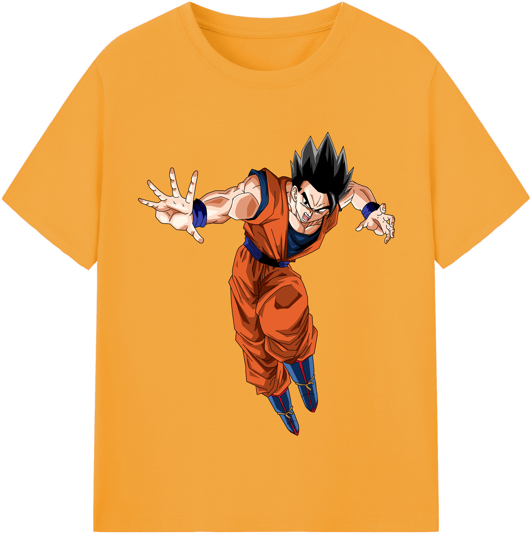 （画像用） ドラゴンボール 孫 悟飯（そんごはん）DRAGON BALL Son Gohan レディースカジュアルプリントTシャツ（綿100％）
