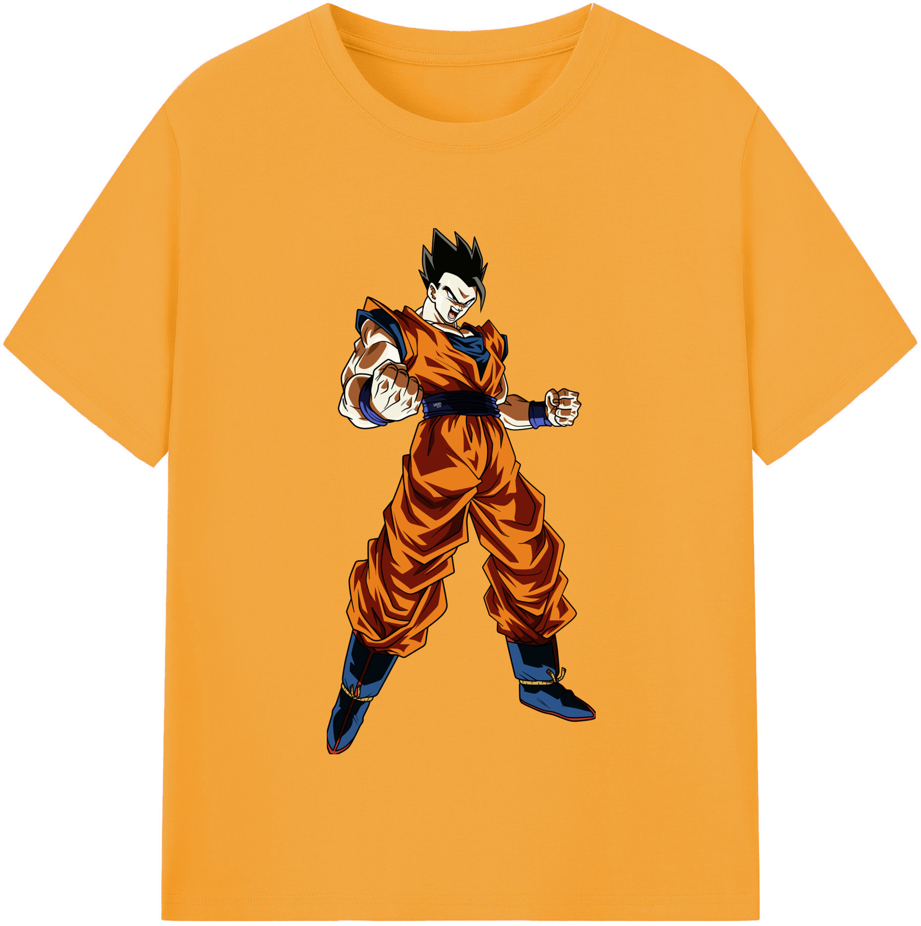 （画像用） ドラゴンボール 孫 悟飯（そんごはん）DRAGON BALL Son Gohan レディースカジュアルプリントTシャツ（綿100％）