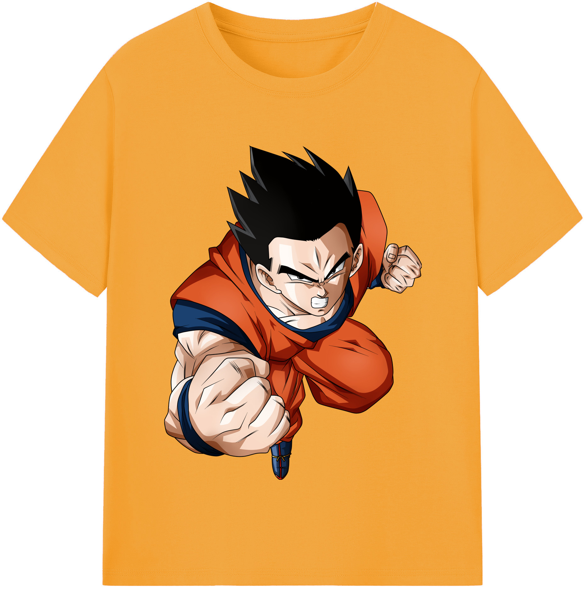 （画像用） ドラゴンボール 孫 悟飯（そんごはん）DRAGON BALL Son Gohan レディースカジュアルプリントTシャツ（綿100％）