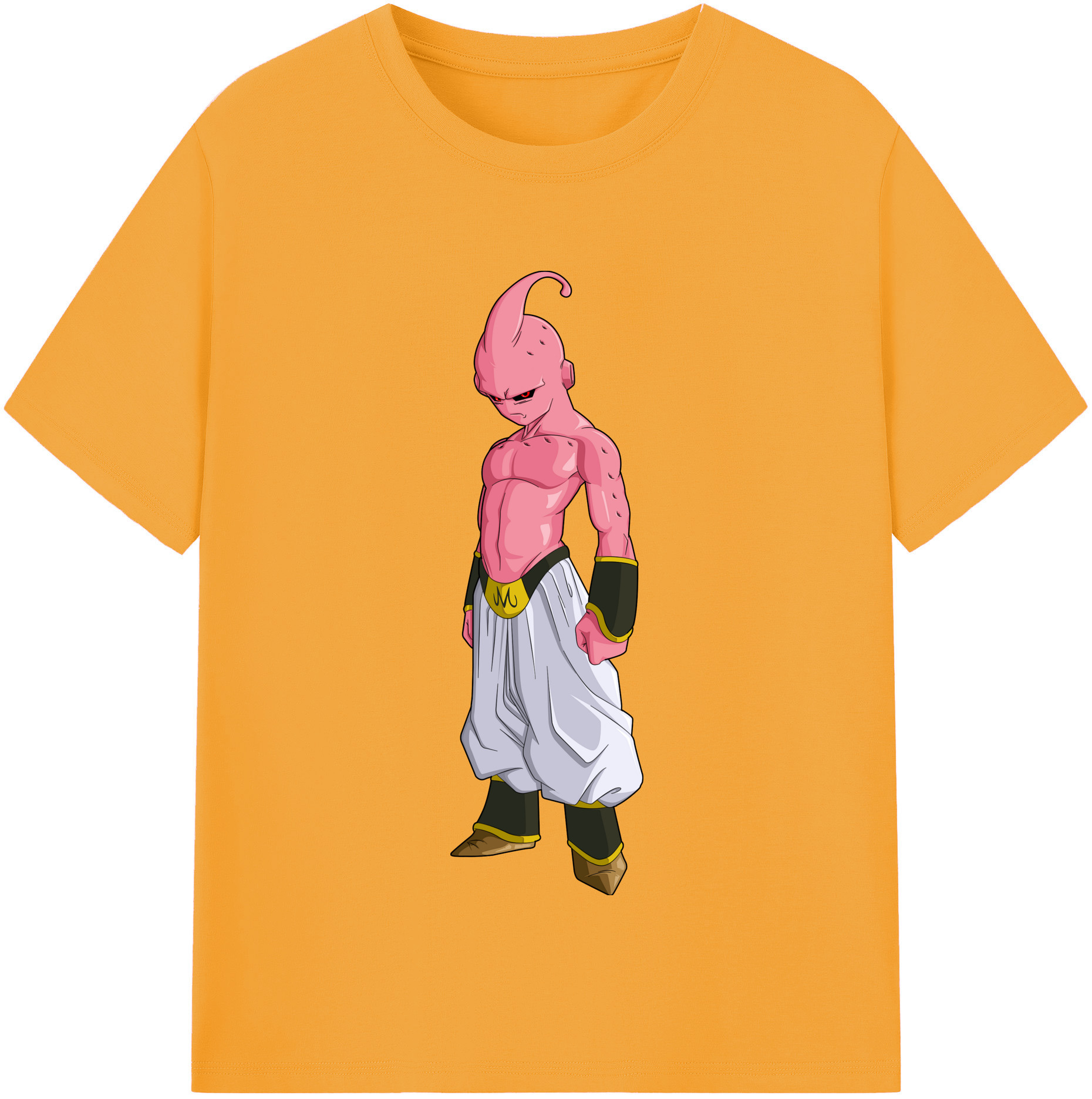 （画像用） ドラゴンボール 魔人ブウ DRAGON BALL Majin Buu レディースカジュアルプリントTシャツ（綿100％）