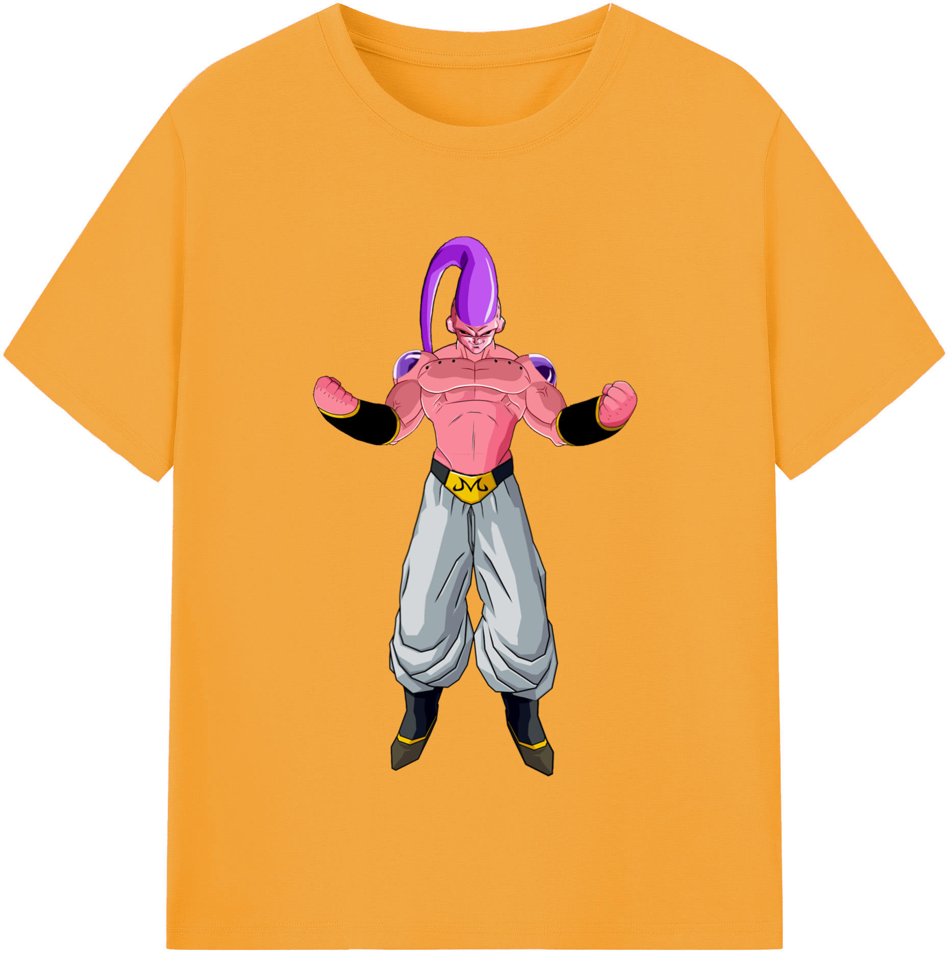 （画像用） ドラゴンボール 魔人ブウ DRAGON BALL Majin Buu レディースカジュアルプリントTシャツ（綿100％）