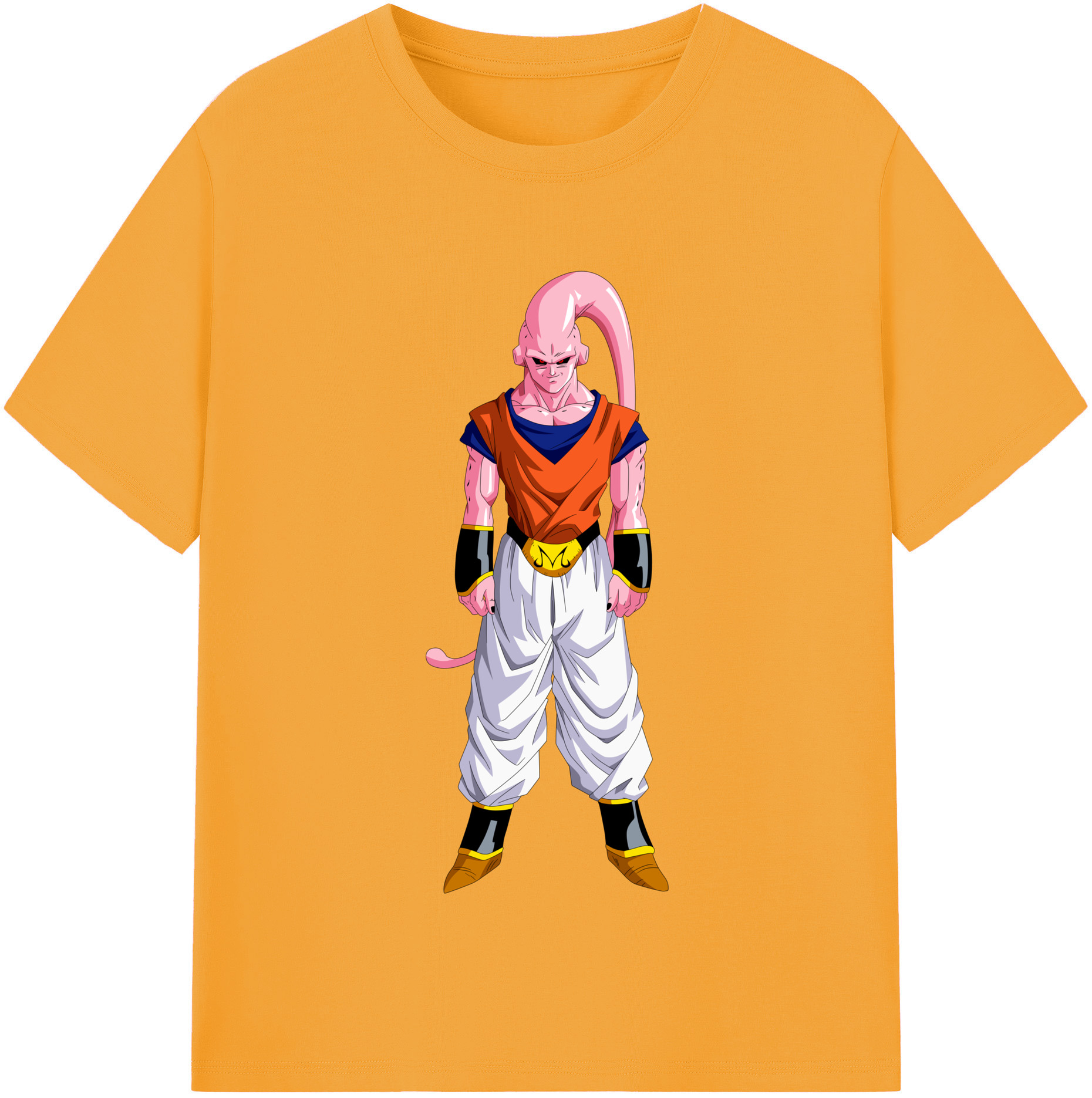 （画像用） ドラゴンボール 魔人ブウ DRAGON BALL Majin Buu レディースカジュアルプリントTシャツ（綿100％）
