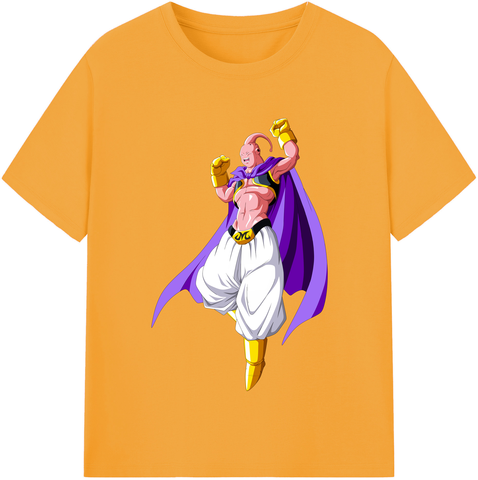 （画像用） ドラゴンボール 魔人ブウ DRAGON BALL Majin Buu レディースカジュアルプリントTシャツ（綿100％）