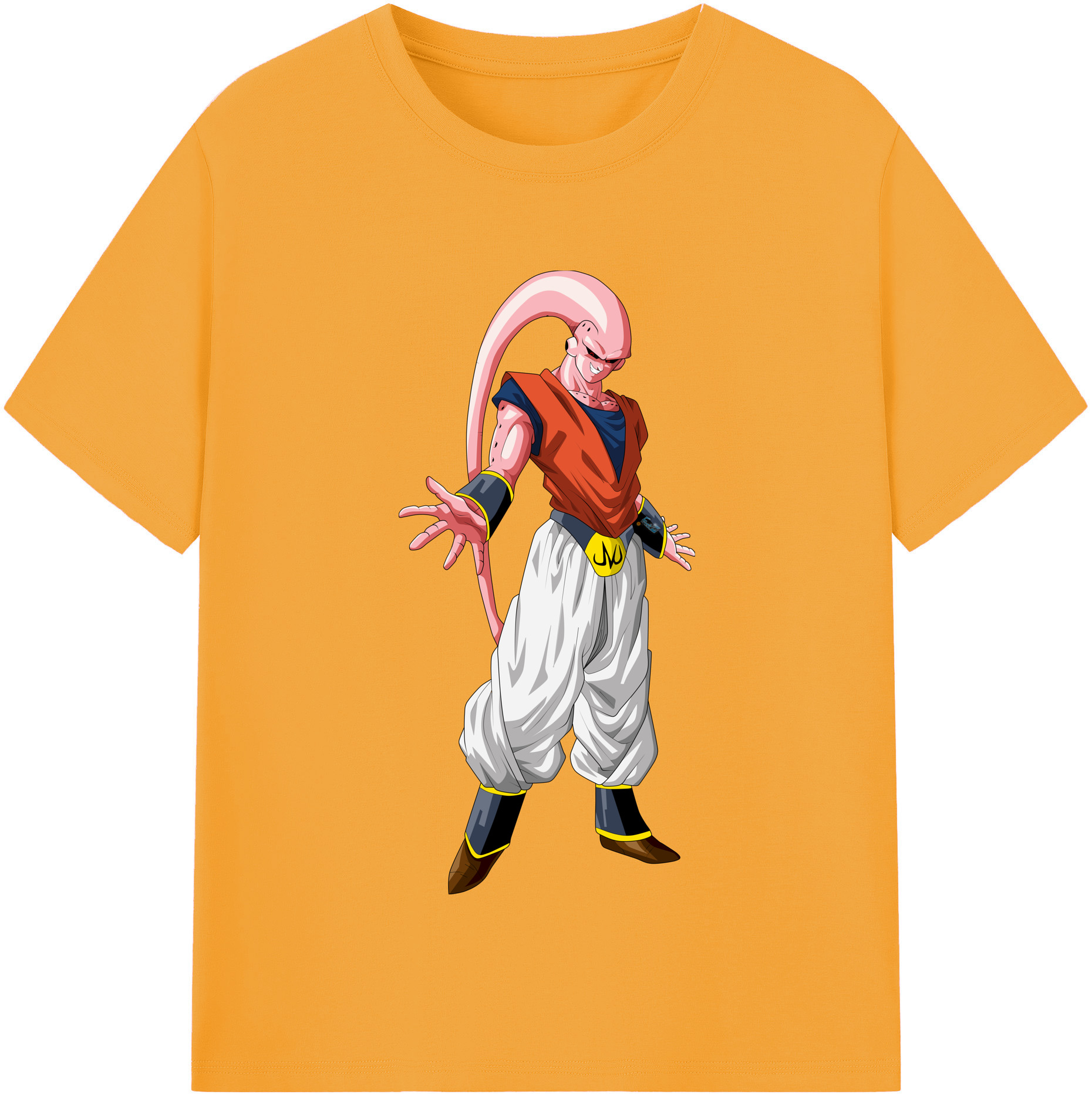 （画像用） ドラゴンボール 魔人ブウ DRAGON BALL Majin Buu レディースカジュアルプリントTシャツ（綿100％）