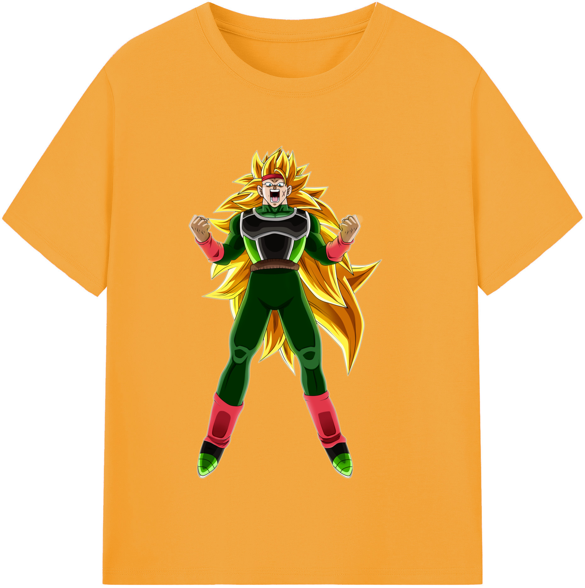 （画像用） ドラゴンボール ブロリー DRAGON BALL Broli レディースカジュアルプリントTシャツ（綿100％）
