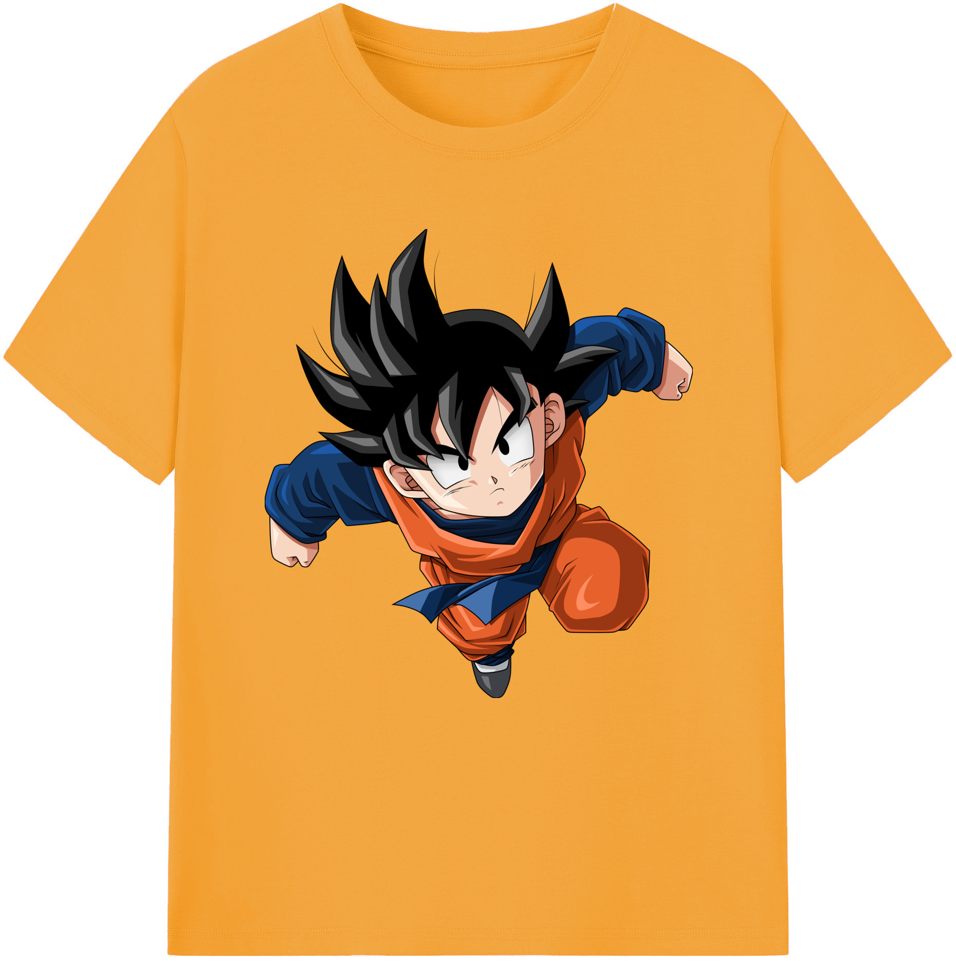 （画像用） ドラゴンボール 孫悟空（そん ごくう）Son Goku カカロット DRAGON BALL Kakarotto レディースカジュアルプリントTシャツ（綿100％）