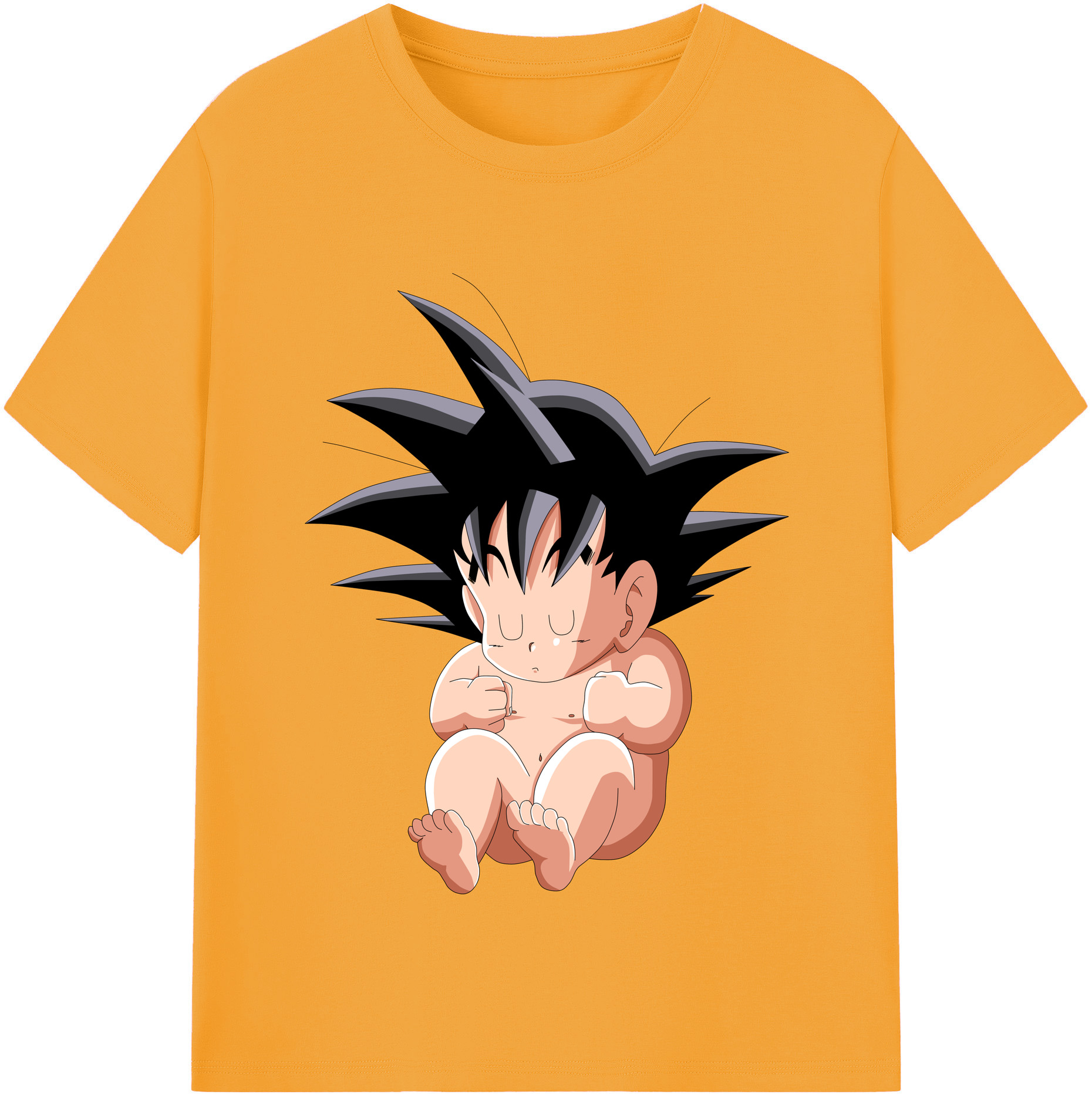 （画像用） ドラゴンボール 孫悟空（そん ごくう）Son Goku カカロット DRAGON BALL Kakarotto レディースカジュアルプリントTシャツ（綿100％）