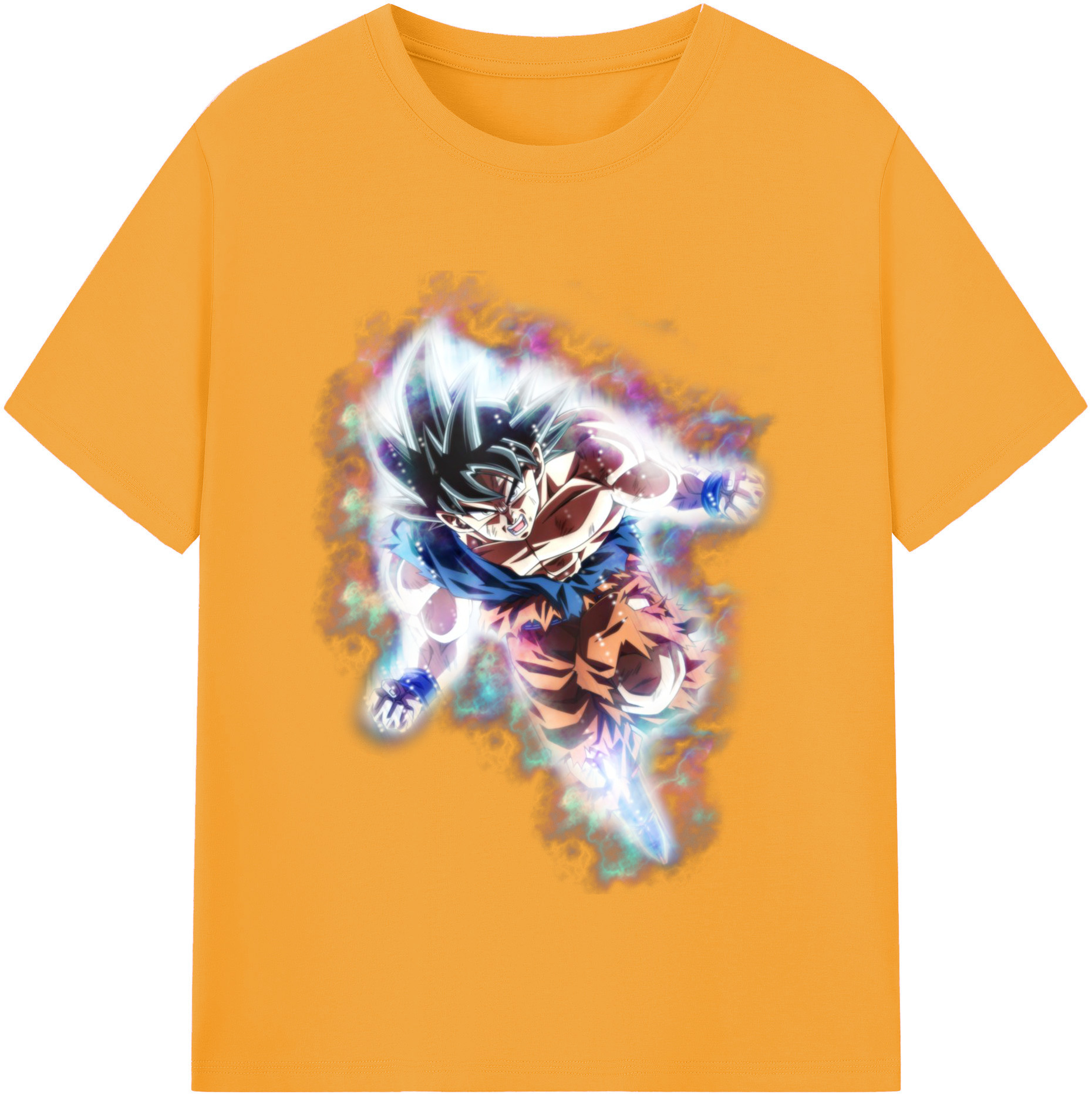 （画像用） ドラゴンボール 孫悟空（そん ごくう）Son Goku カカロット DRAGON BALL Kakarotto レディースカジュアルプリントTシャツ（綿100％）