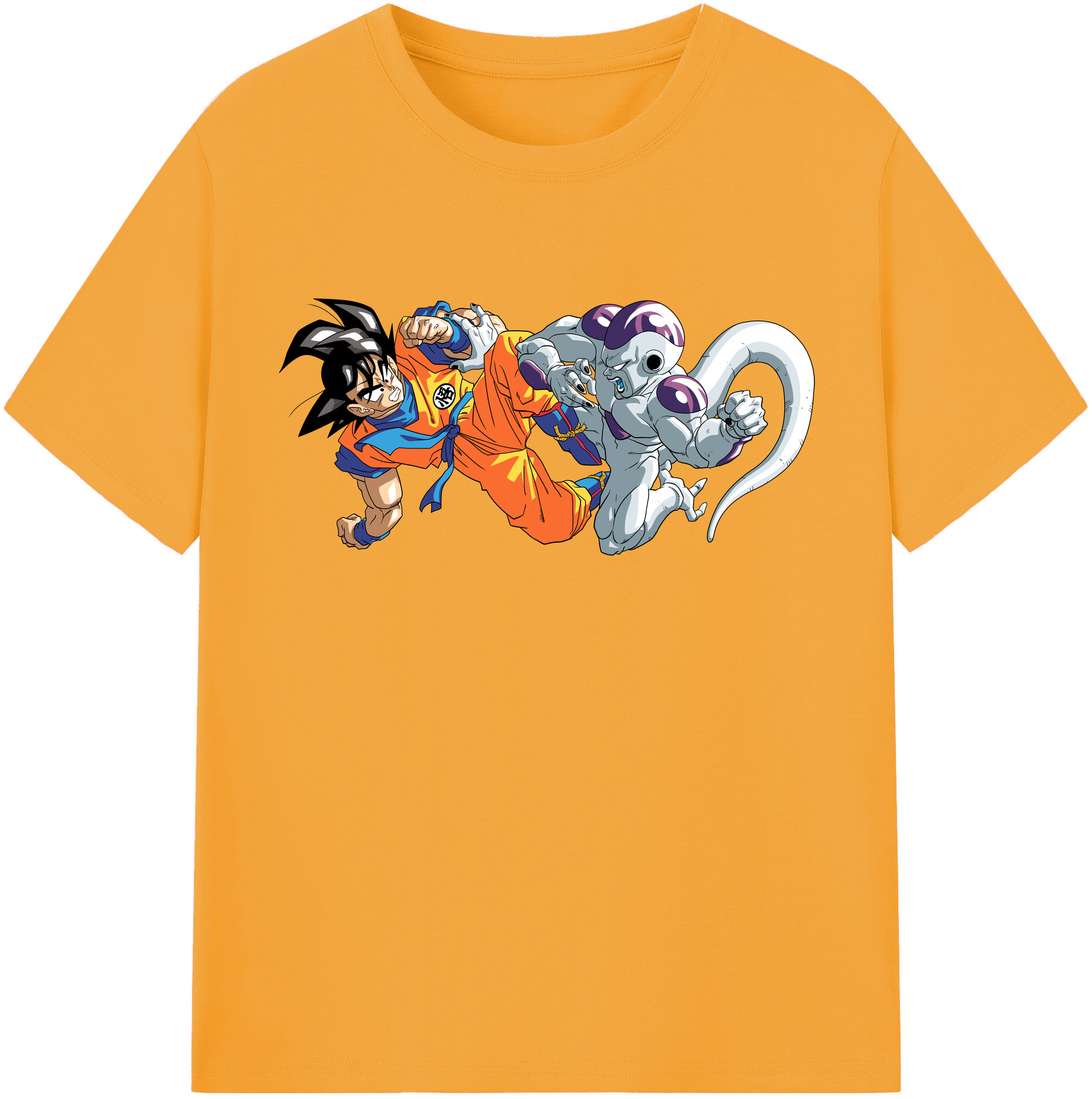 （画像用） ドラゴンボール 孫悟空（そん ごくう）Son Goku カカロット DRAGON BALL Kakarotto レディースカジュアルプリントTシャツ（綿100％）