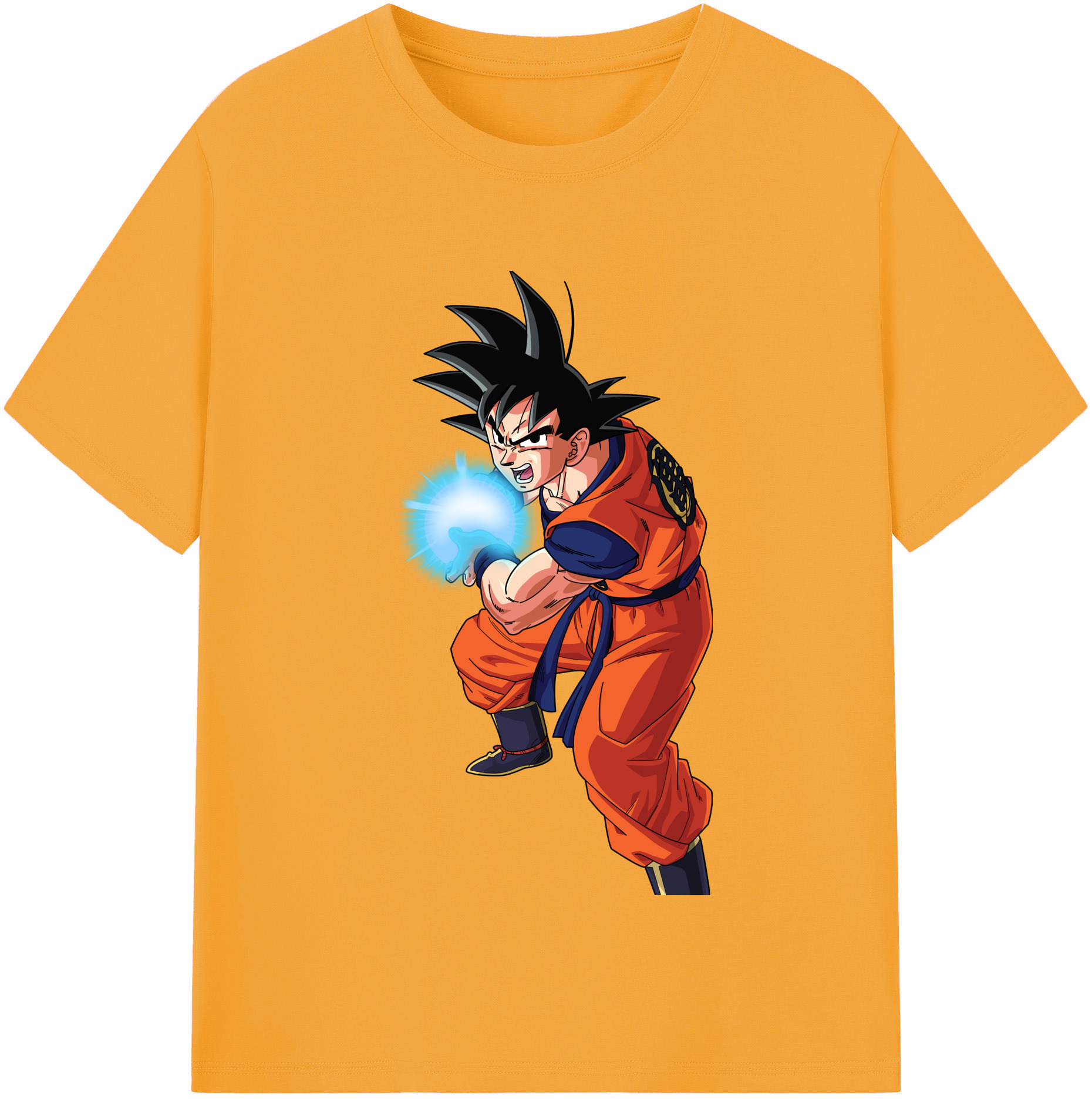 （画像用） ドラゴンボール 孫悟空（そん ごくう）Son Goku カカロット DRAGON BALL Kakarotto レディースカジュアルプリントTシャツ（綿100％）