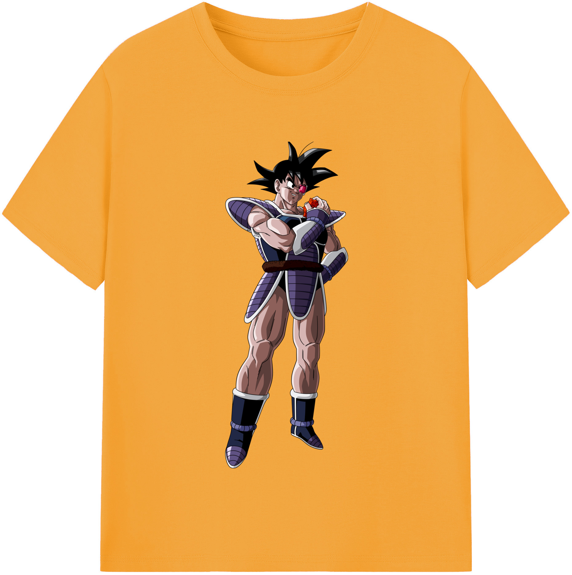 （画像用） ドラゴンボール 孫悟空（そん ごくう）Son Goku カカロット DRAGON BALL Kakarotto レディースカジュアルプリントTシャツ（綿100％）