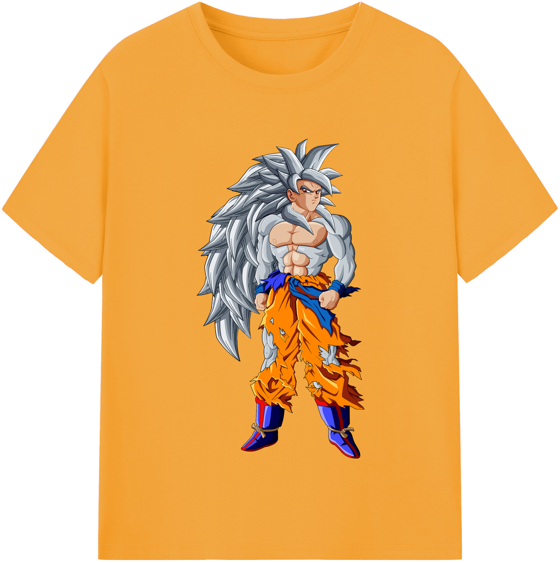 （画像用） ドラゴンボール 孫悟空（そん ごくう）Son Goku カカロット DRAGON BALL Kakarotto レディースカジュアルプリントTシャツ（綿100％）