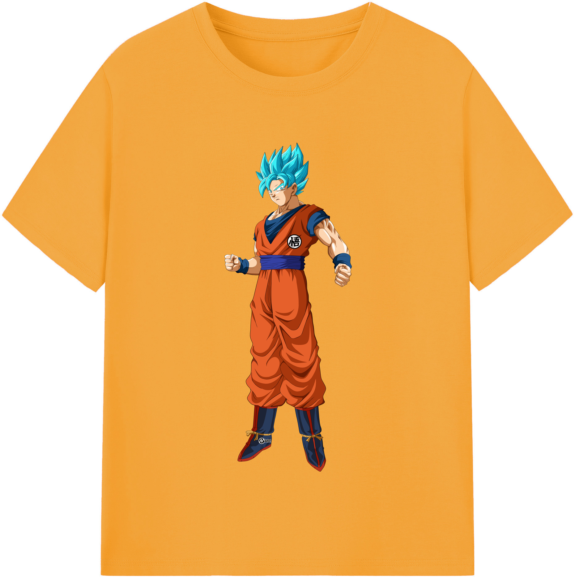 （画像用） ドラゴンボール 孫悟空（そん ごくう）Son Goku カカロット DRAGON BALL Kakarotto レディースカジュアルプリントTシャツ（綿100％）