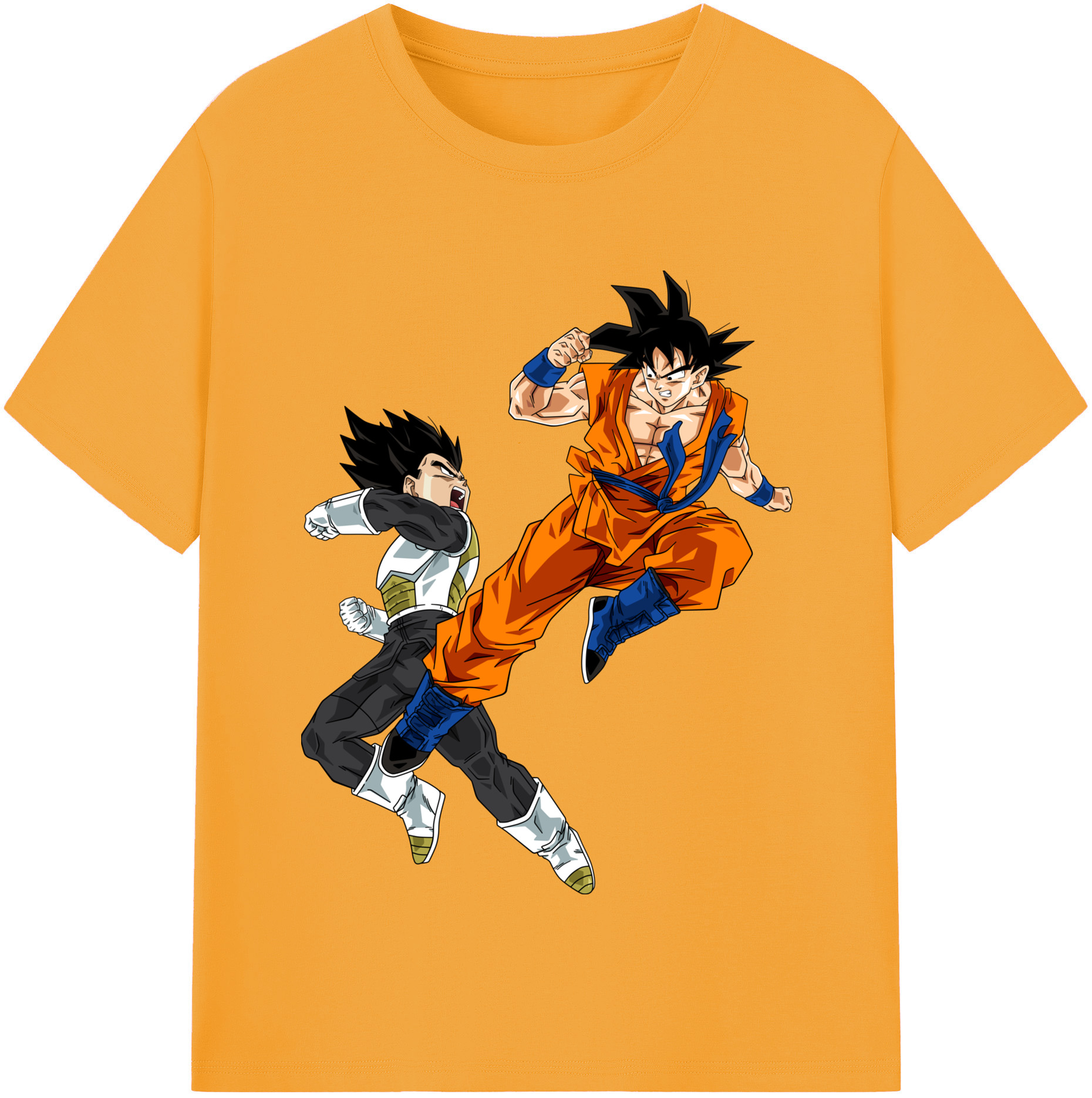 （画像用） ドラゴンボール 孫悟空（そん ごくう）Son Goku カカロット DRAGON BALL Kakarotto レディースカジュアルプリントTシャツ（綿100％）