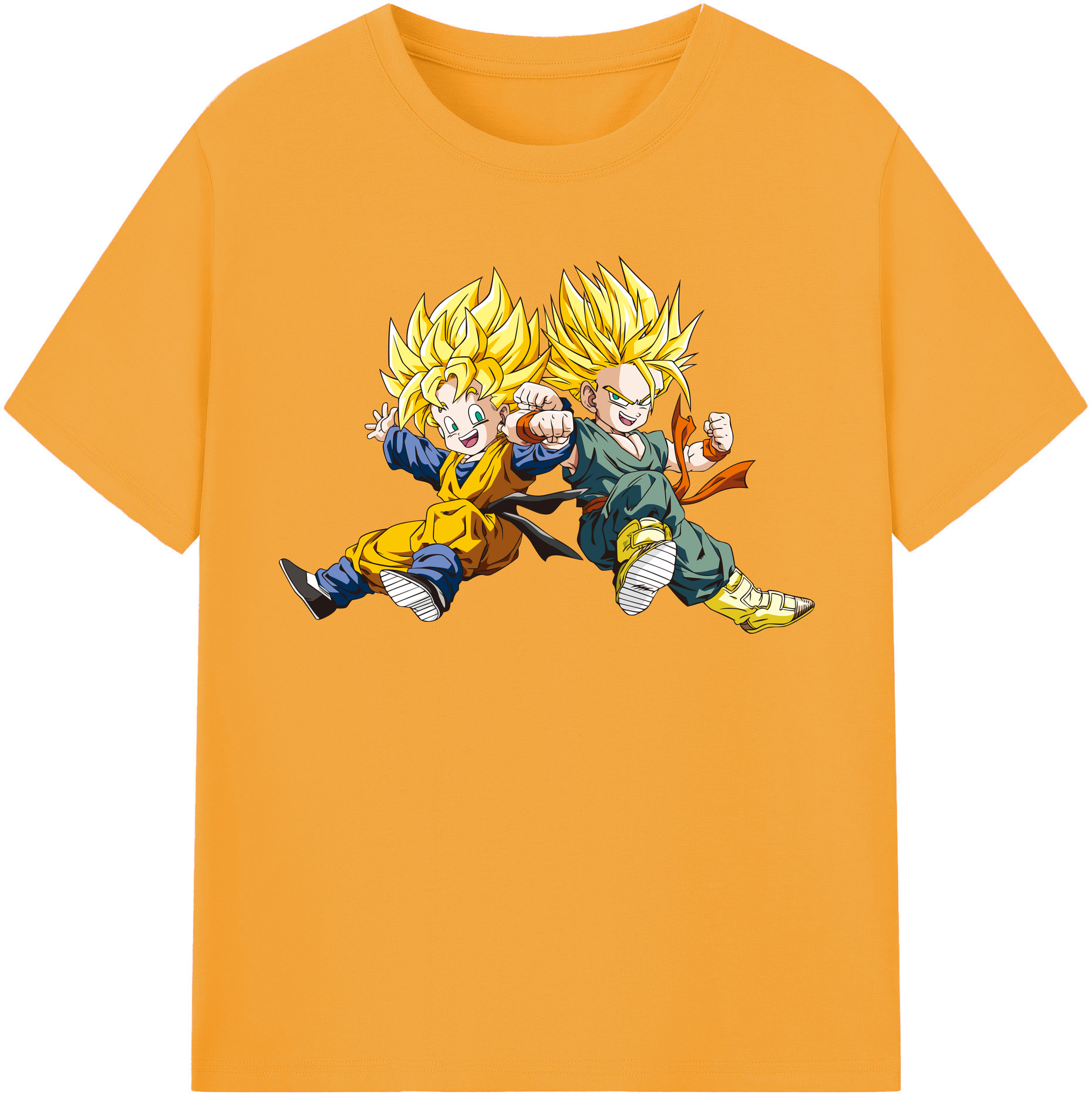 （画像用） ドラゴンボール 孫悟空（そん ごくう）Son Goku カカロット DRAGON BALL Kakarotto レディースカジュアルプリントTシャツ（綿100％）