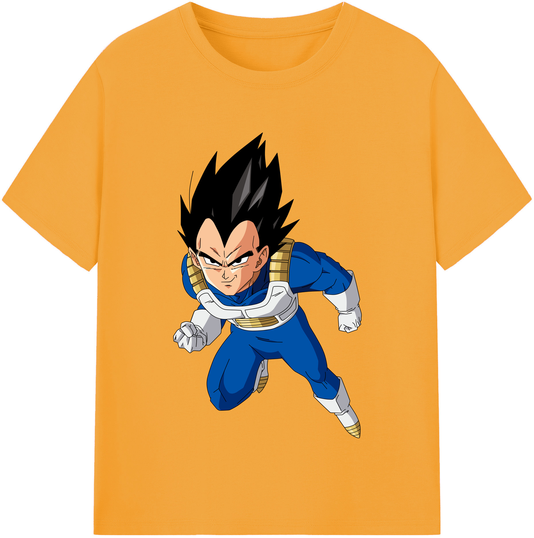 （画像用） ドラゴンボール ベジータ四世（Bejīta Yonsei）DRAGON BALL Vegeta IV レディースカジュアルプリントTシャツ（綿100％）