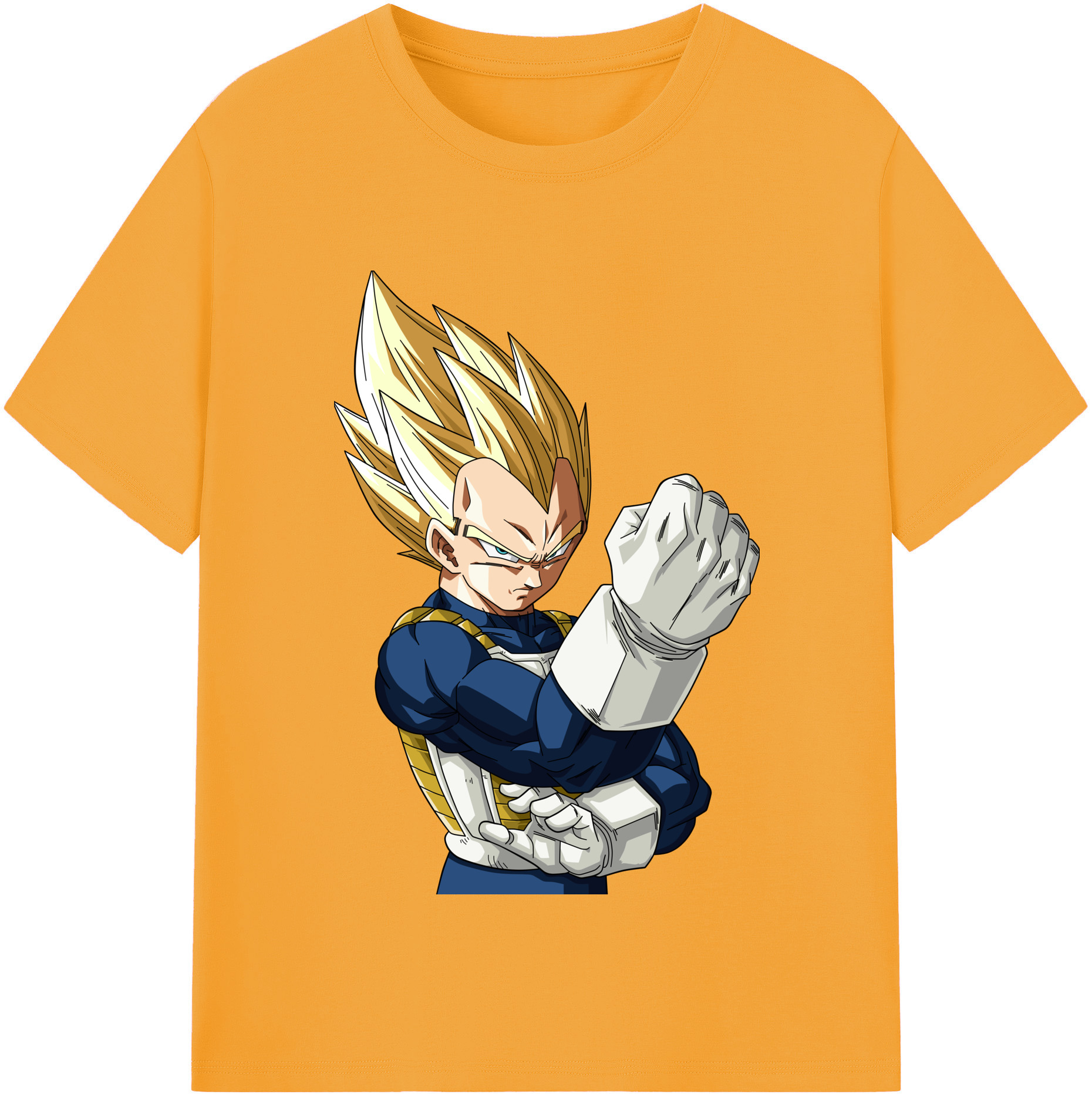 （画像用） ドラゴンボール ベジータ四世（Bejīta Yonsei）DRAGON BALL Vegeta IV レディースカジュアルプリントTシャツ（綿100％）