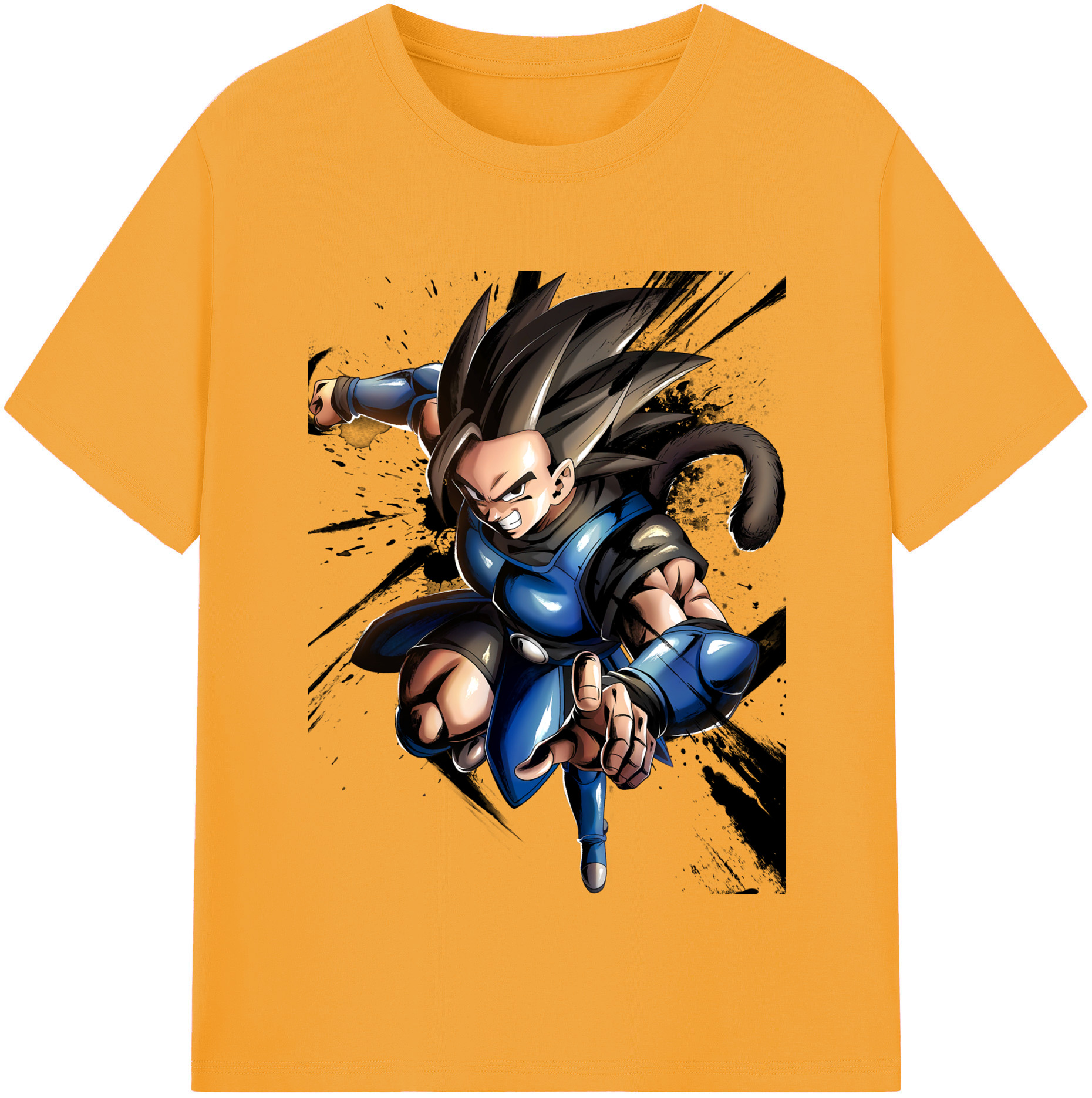 （画像用） ドラゴンボール ベジータ四世（Bejīta Yonsei）DRAGON BALL Vegeta IV レディースカジュアルプリントTシャツ（綿100％）