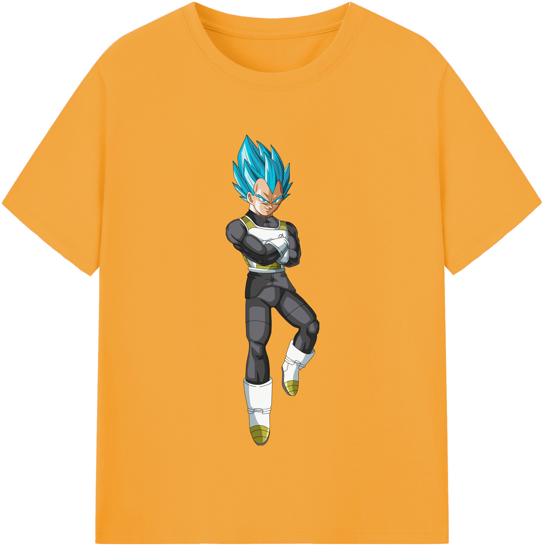 （画像用） ドラゴンボール ベジータ四世（Bejīta Yonsei）DRAGON BALL Vegeta IV レディースカジュアルプリントTシャツ（綿100％）