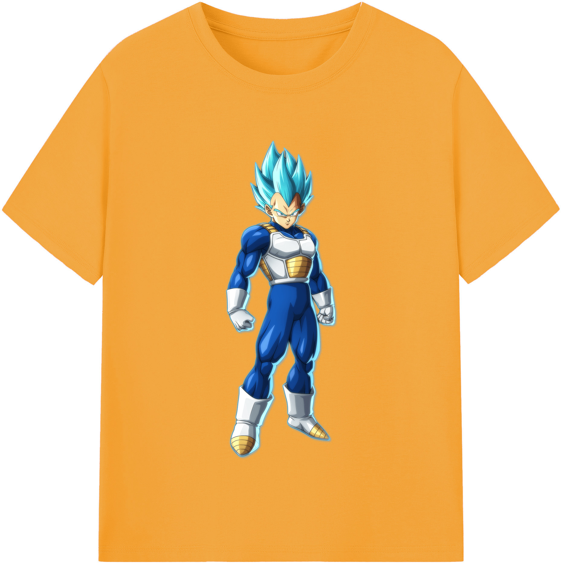 （画像用） ドラゴンボール ベジータ四世（Bejīta Yonsei）DRAGON BALL Vegeta IV レディースカジュアルプリントTシャツ（綿100％）