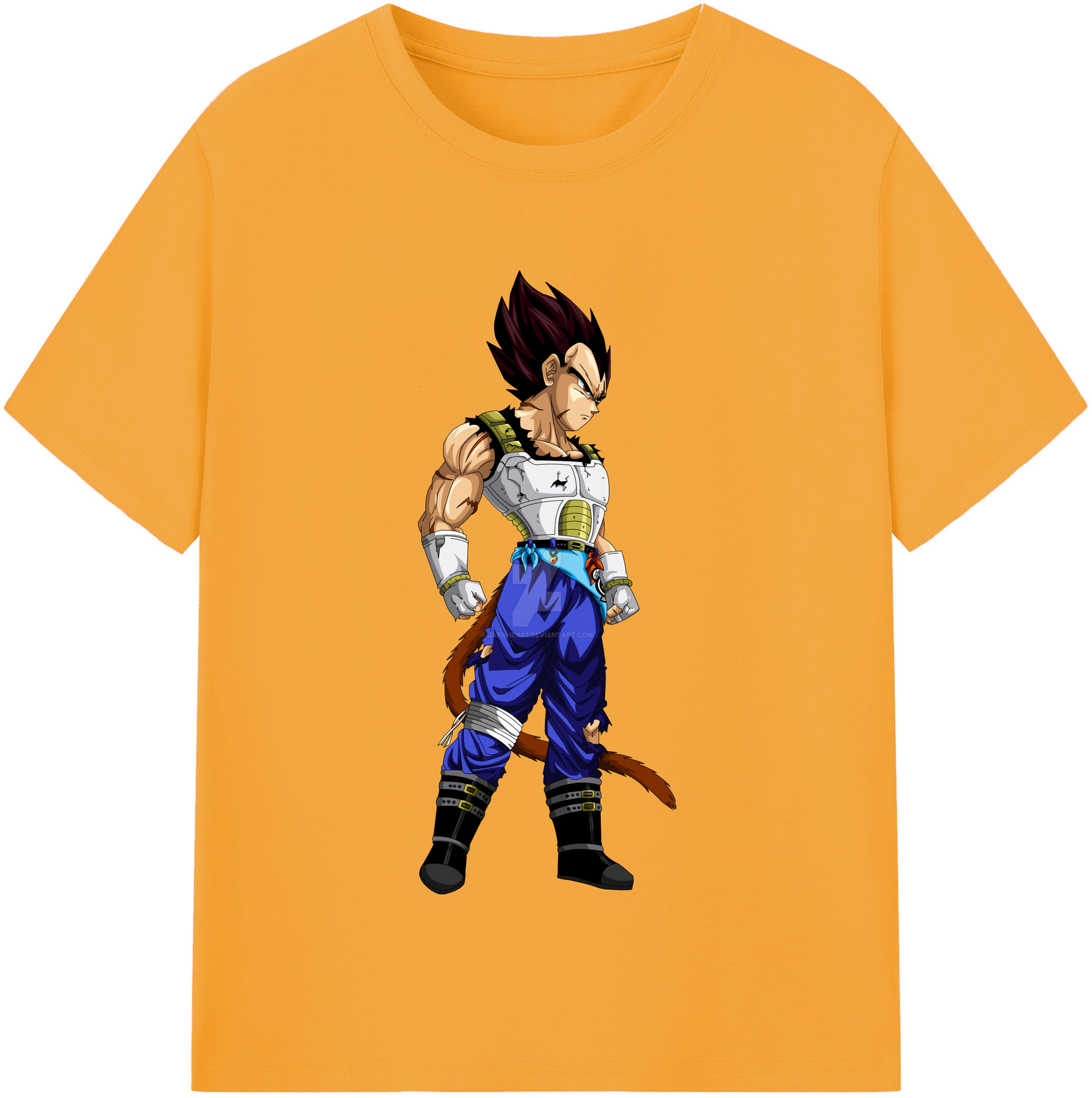 （画像用） ドラゴンボール ベジータ四世（Bejīta Yonsei）DRAGON BALL Vegeta IV レディースカジュアルプリントTシャツ（綿100％）