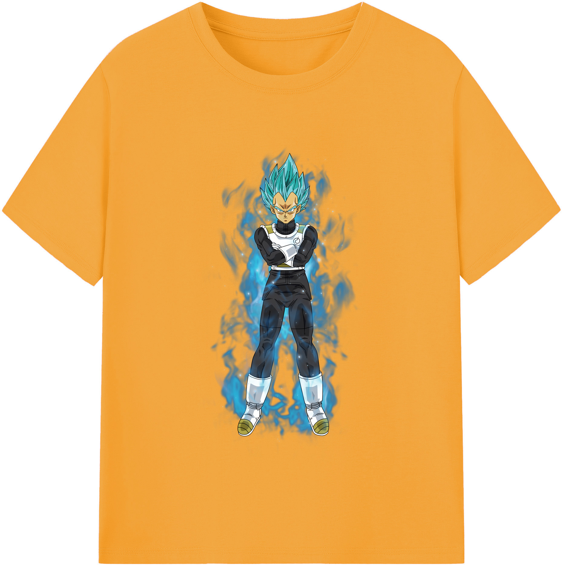 （画像用） ドラゴンボール ベジータ四世（Bejīta Yonsei）DRAGON BALL Vegeta IV レディースカジュアルプリントTシャツ（綿100％）