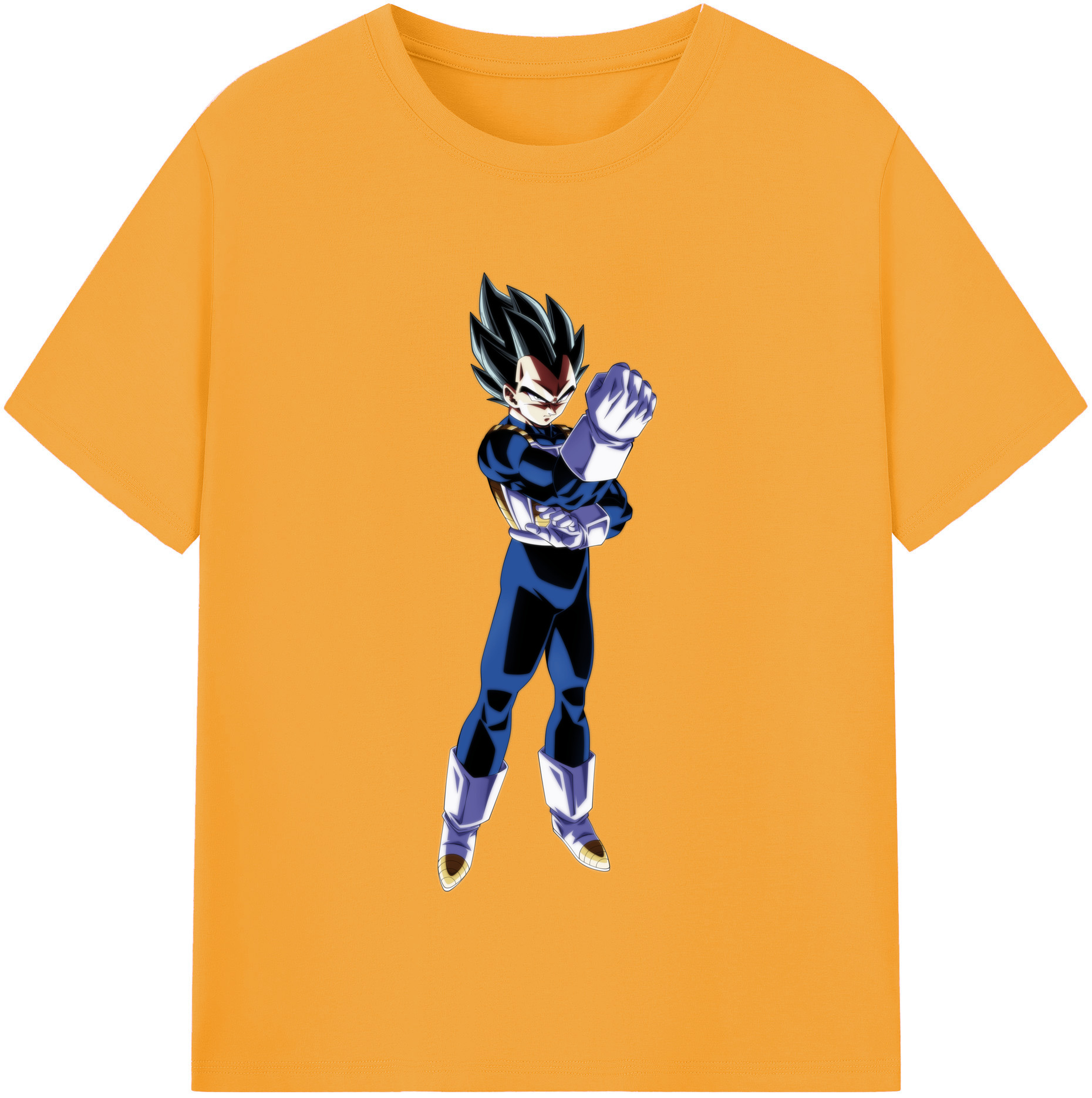 （画像用） ドラゴンボール ベジータ四世（Bejīta Yonsei）DRAGON BALL Vegeta IV レディースカジュアルプリントTシャツ（綿100％）