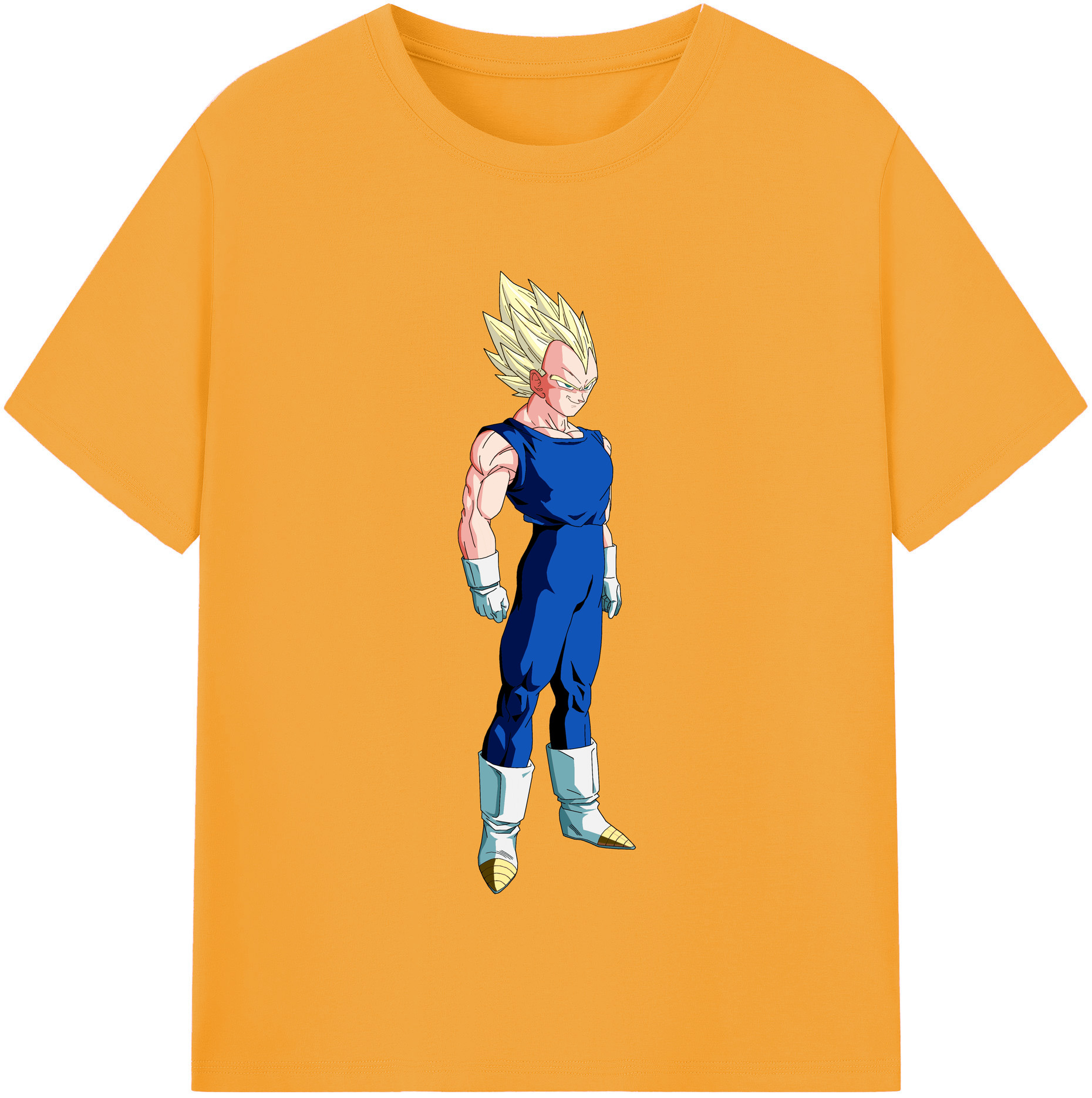 （画像用） ドラゴンボール ベジータ四世（Bejīta Yonsei）DRAGON BALL Vegeta IV レディースカジュアルプリントTシャツ（綿100％）